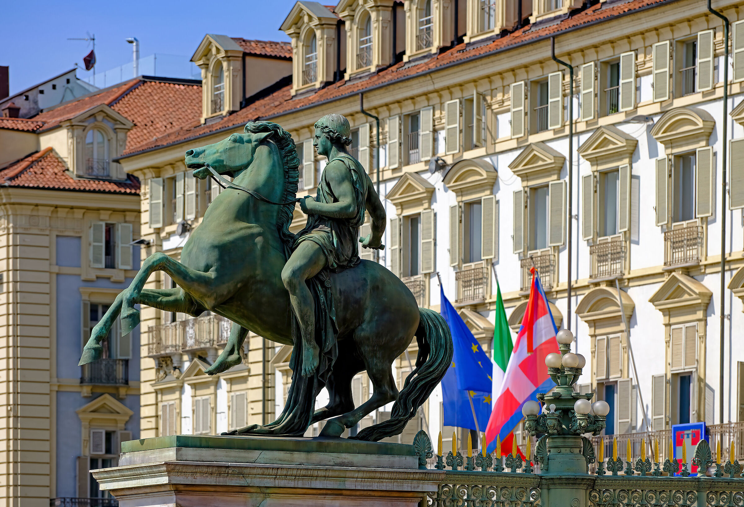 Equestrian statue -Turin...