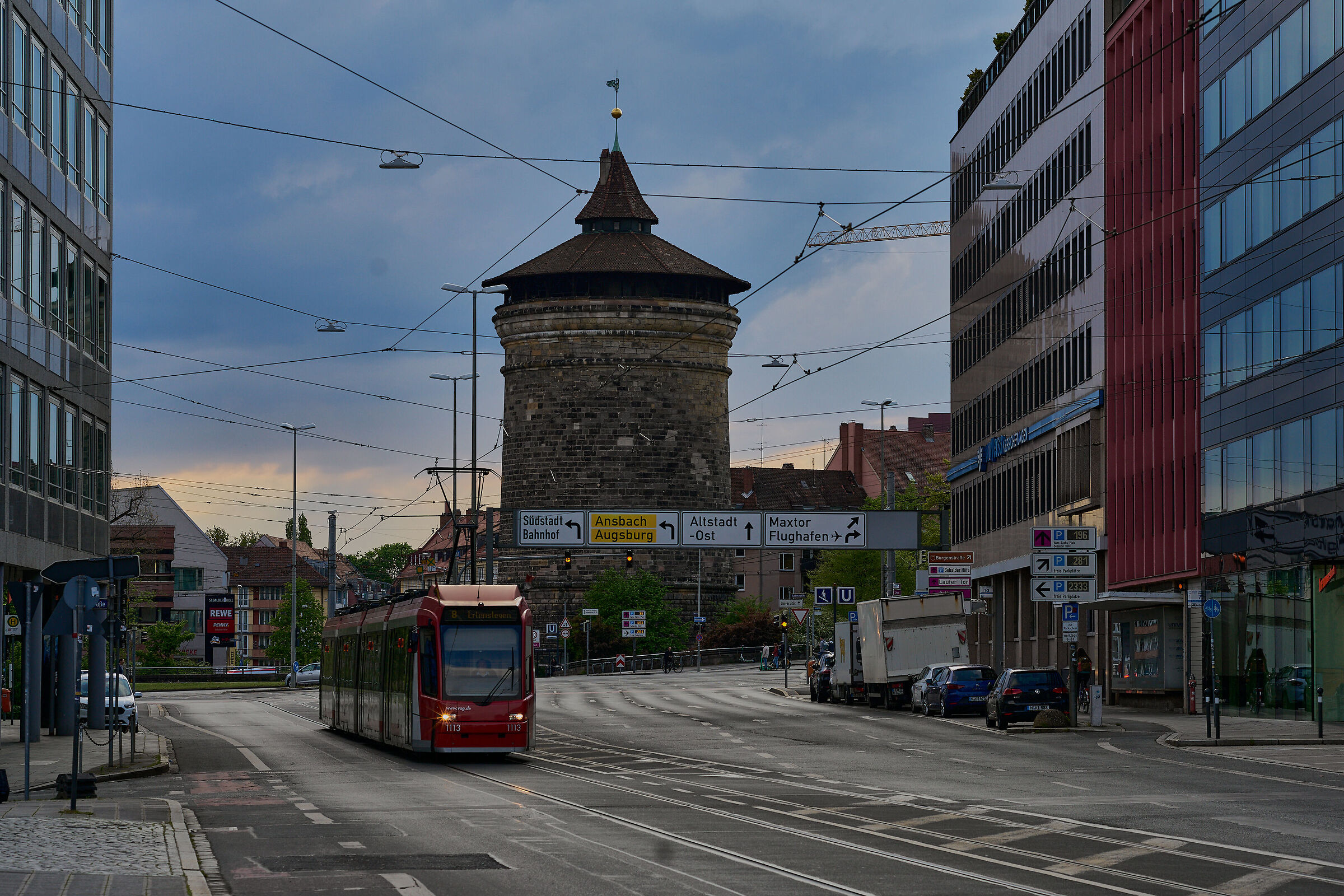 Nuremberg - Walking to the Inner City...