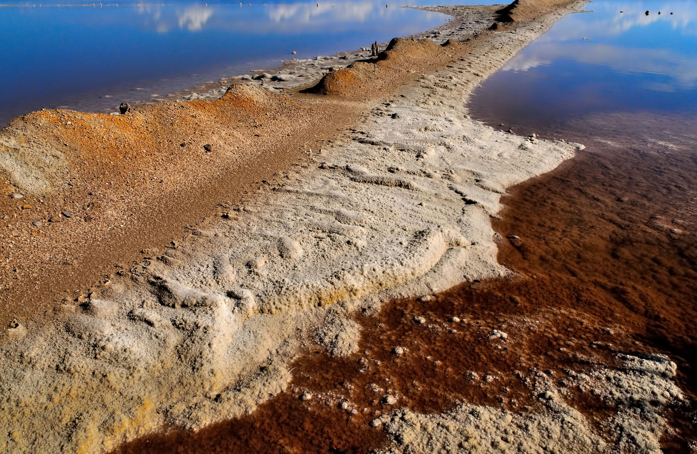 The colors of the salt pan...