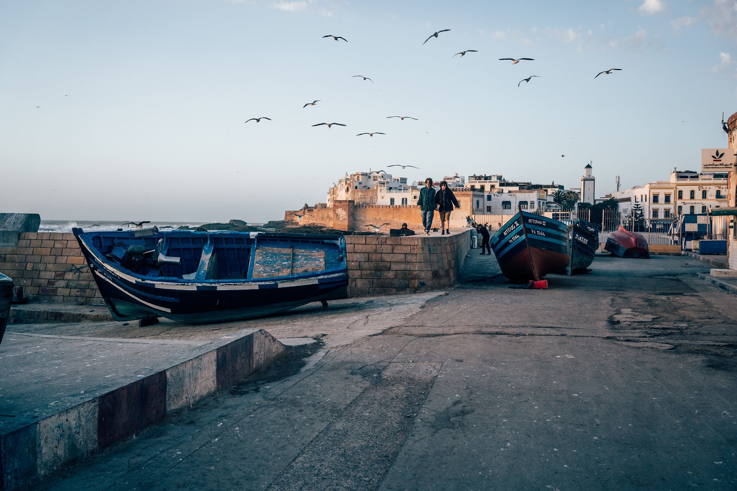 Coppia al tramonto, Essaouira...