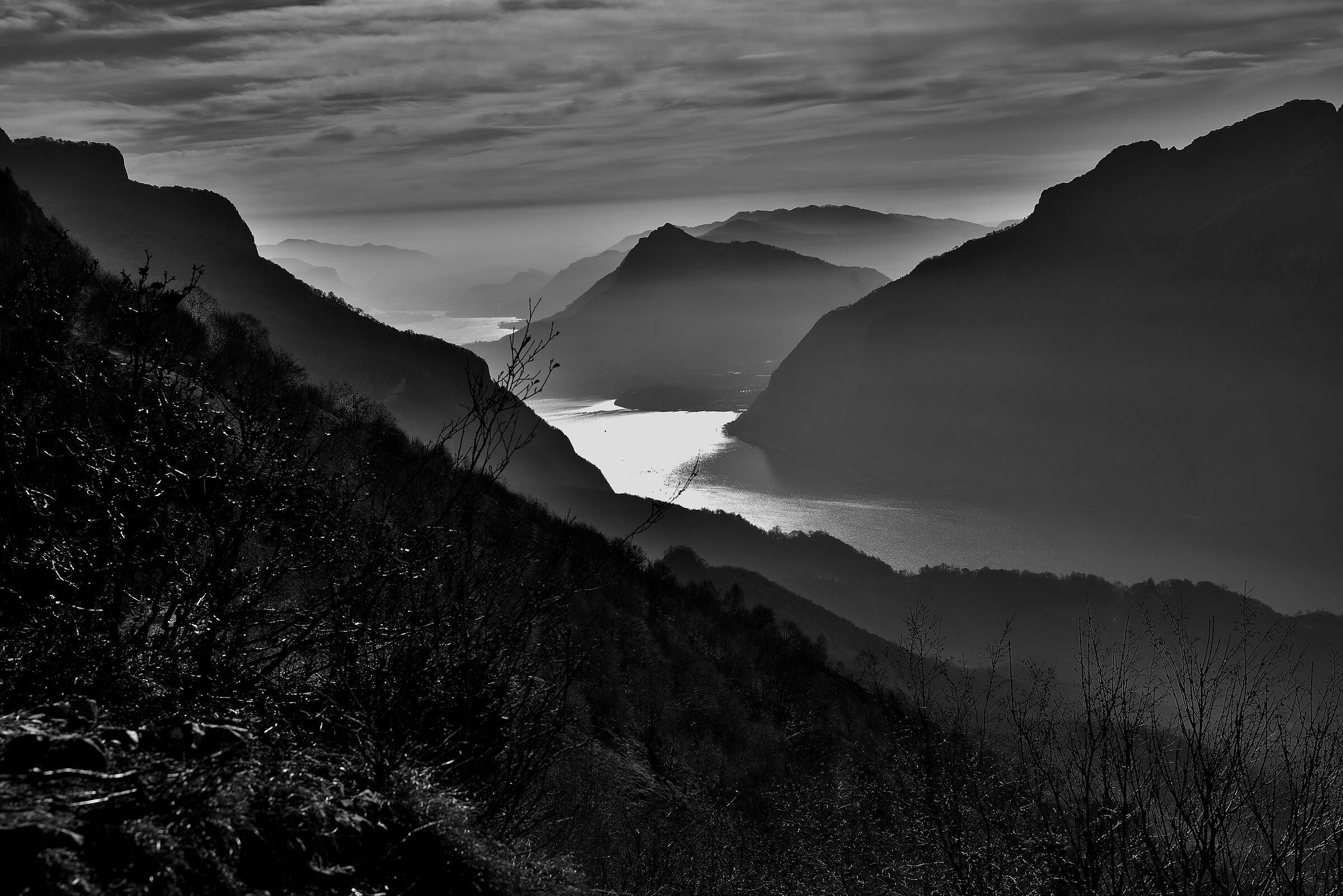 Branch of Lecco from Manavello...
