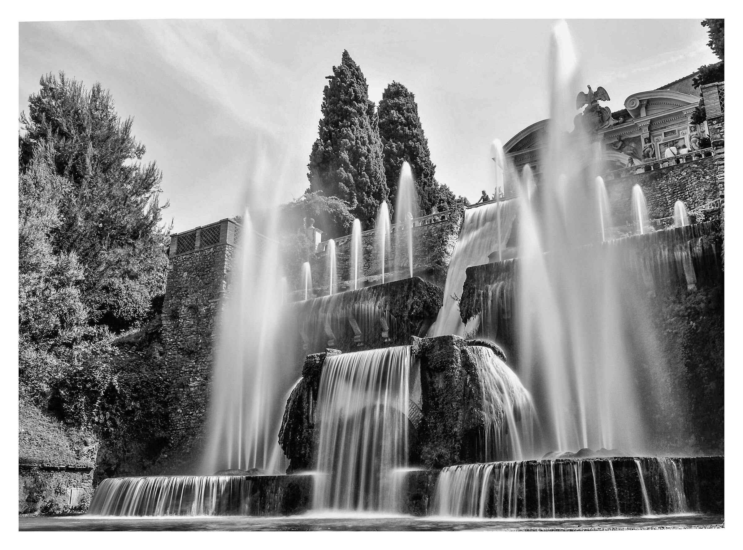 Tivoli (Rm)-Una delle belle fontane di Villa D'Este...