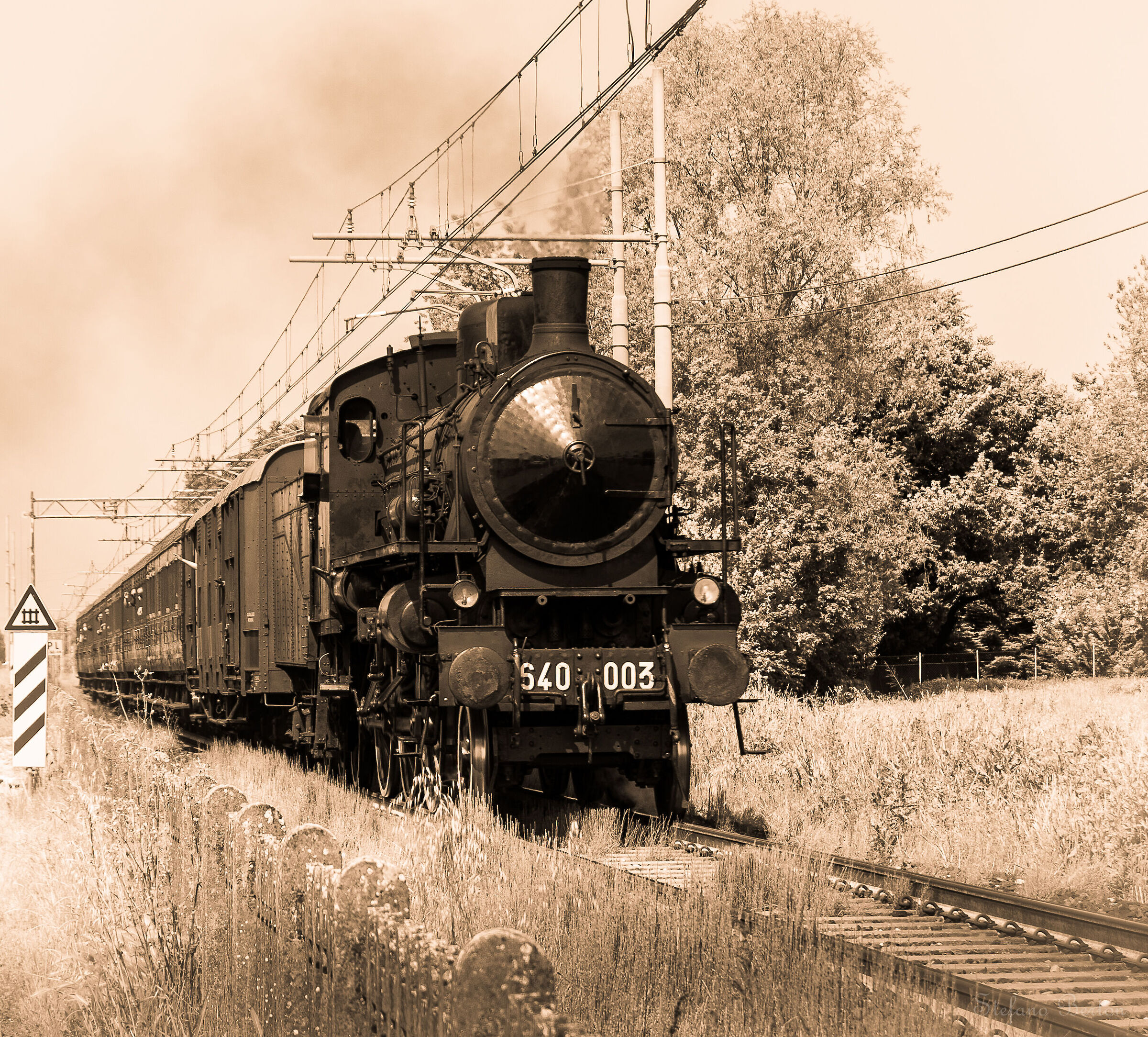 Steam train...