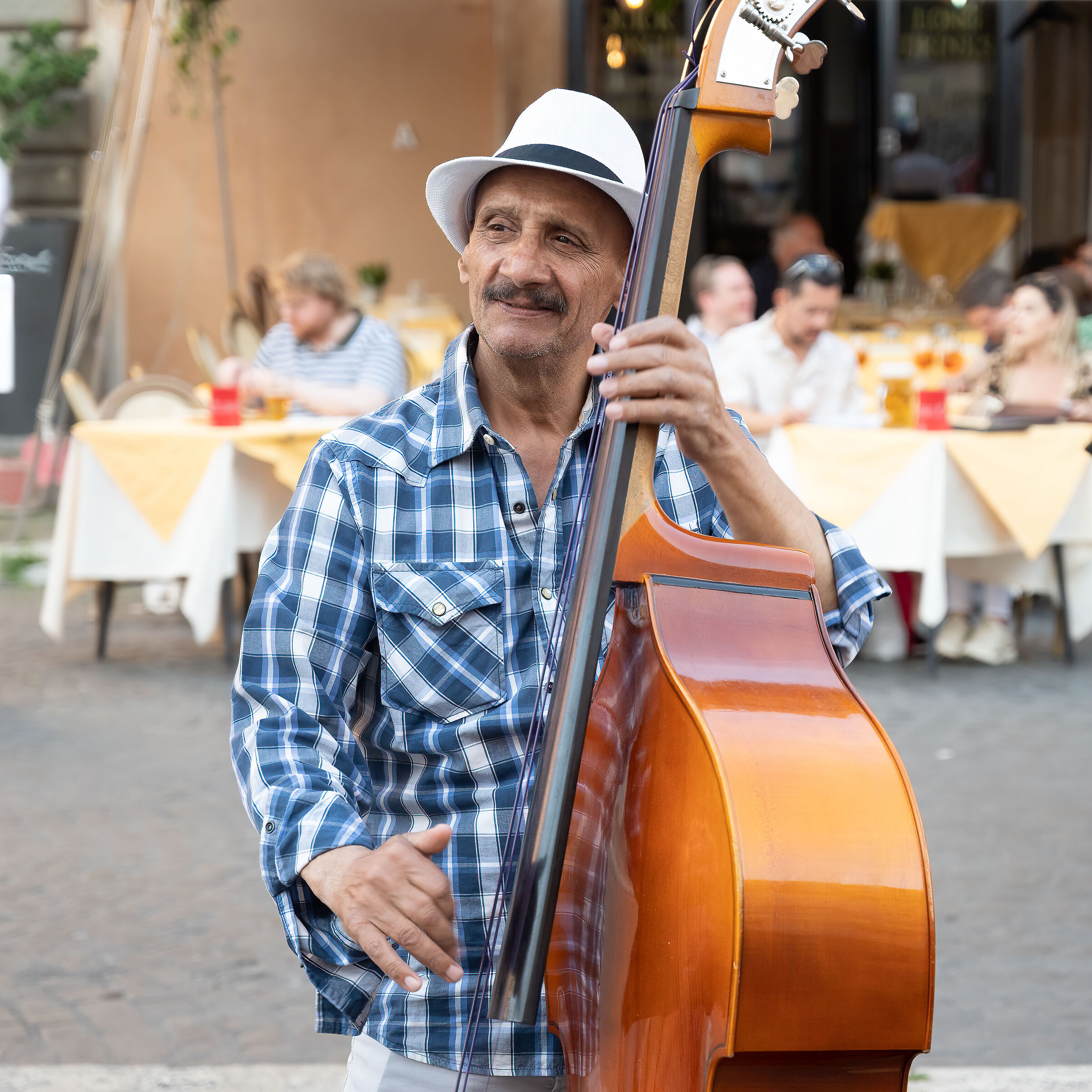 Musician in Piazza Navona...