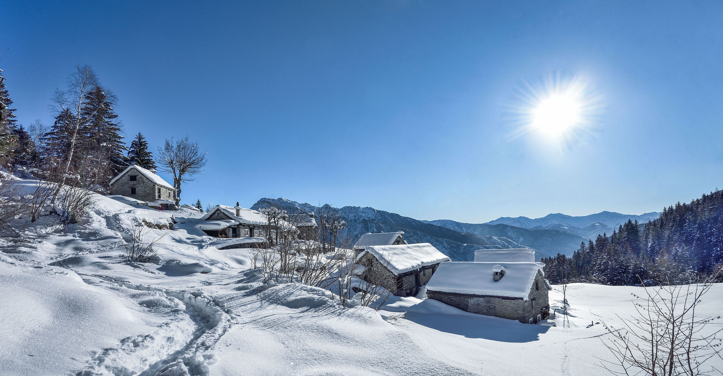 snowshoeing Foppiano di Crodo - Alpe Voma...