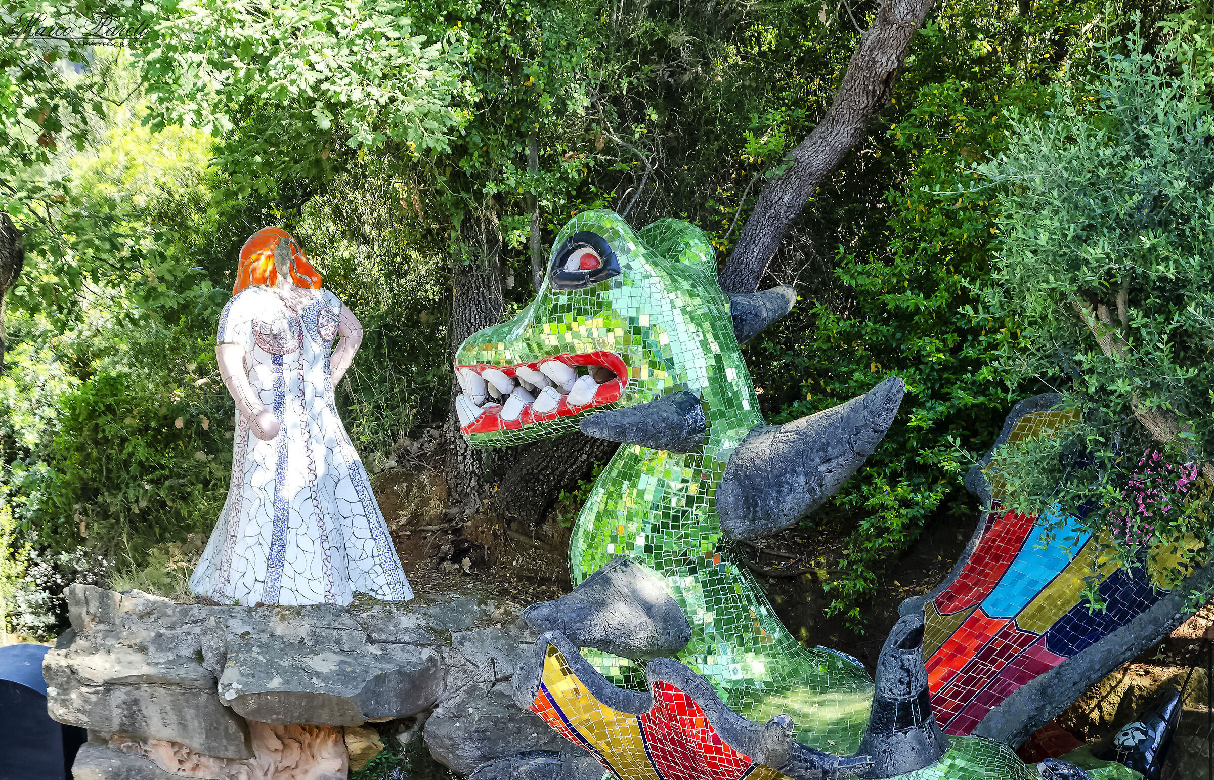 The Tarot Garden - Princess and Dragon...