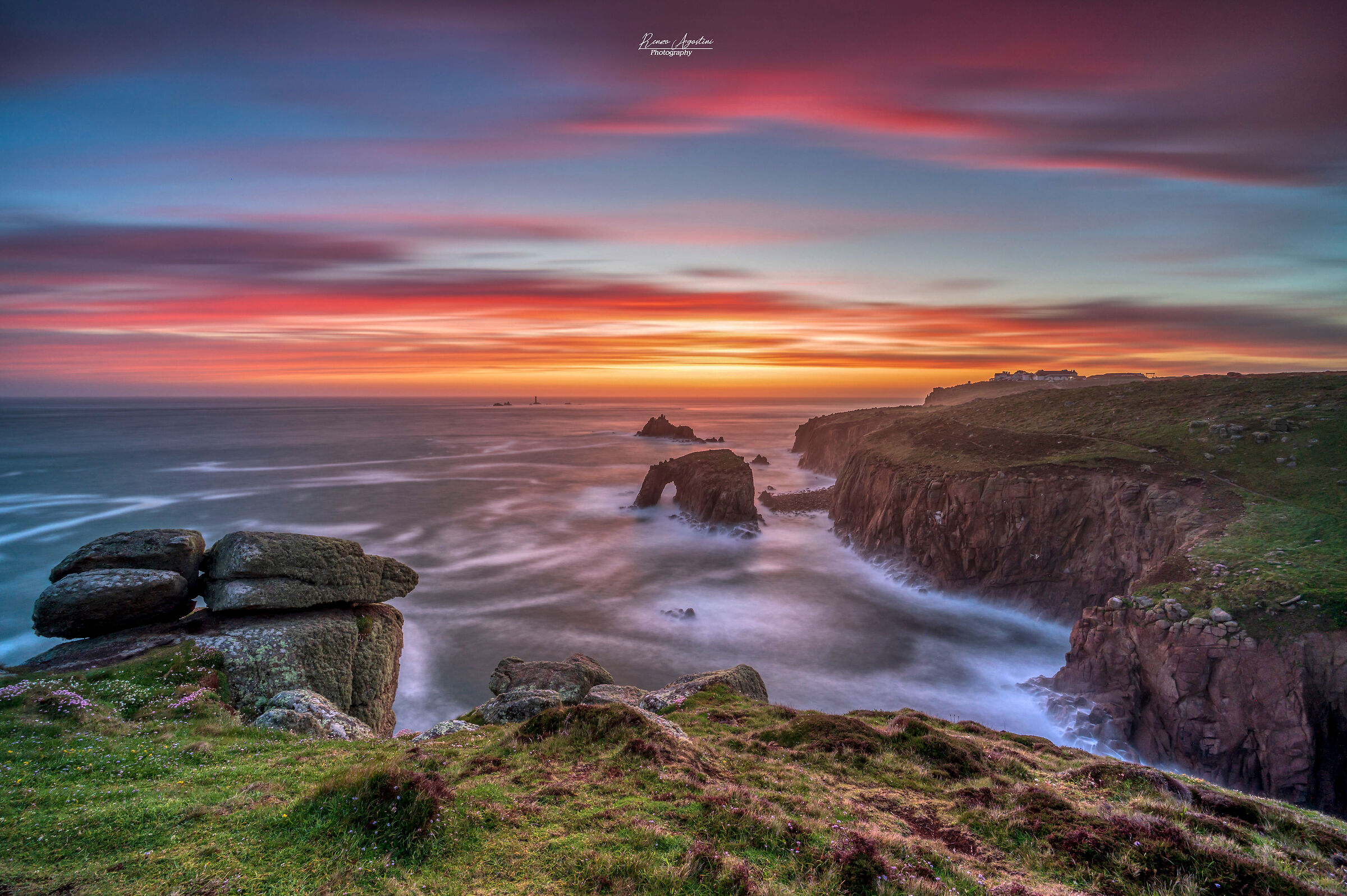 Sunset at Lands'End-Cornwall....