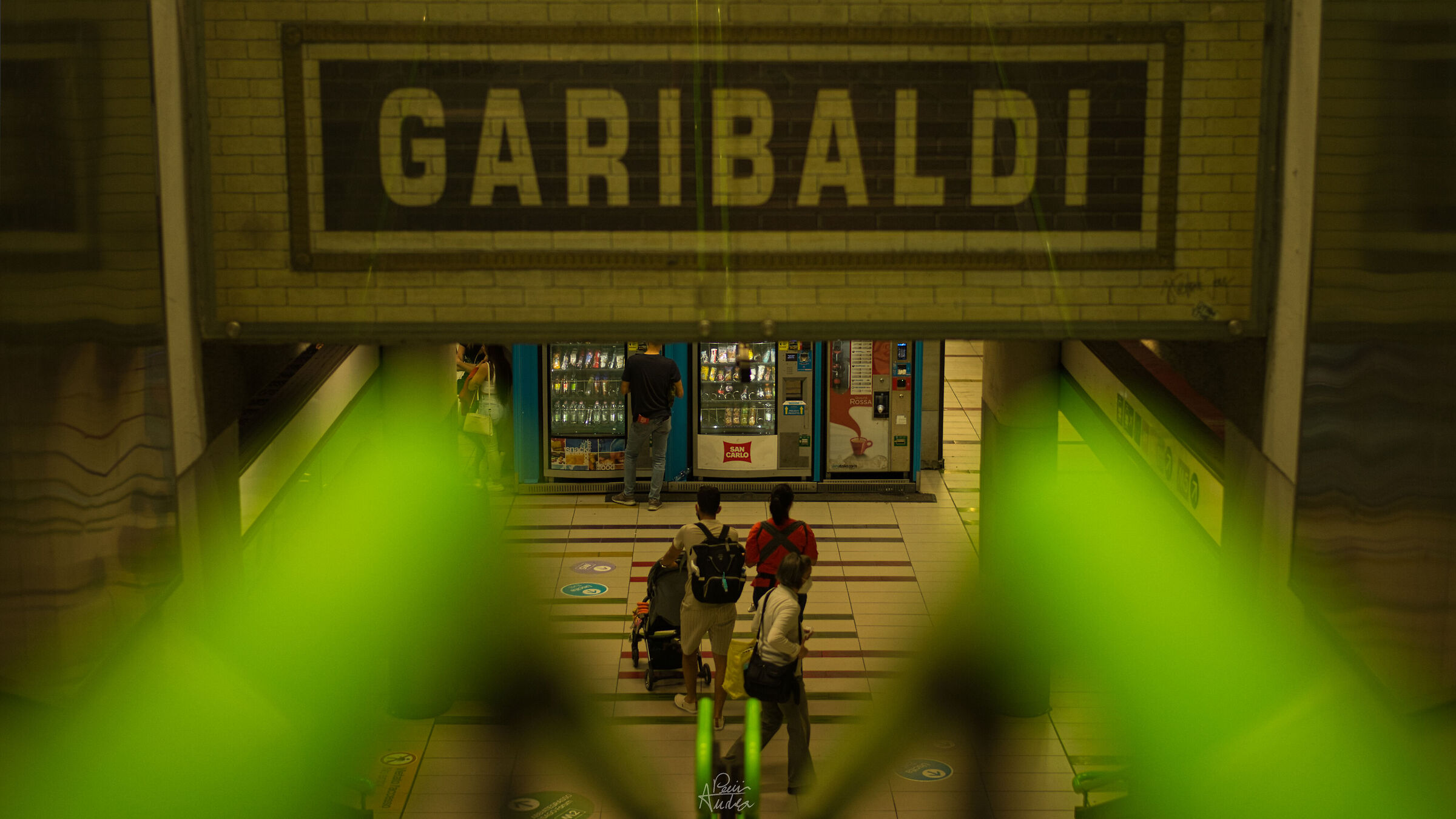 Garibaldi used the metro...