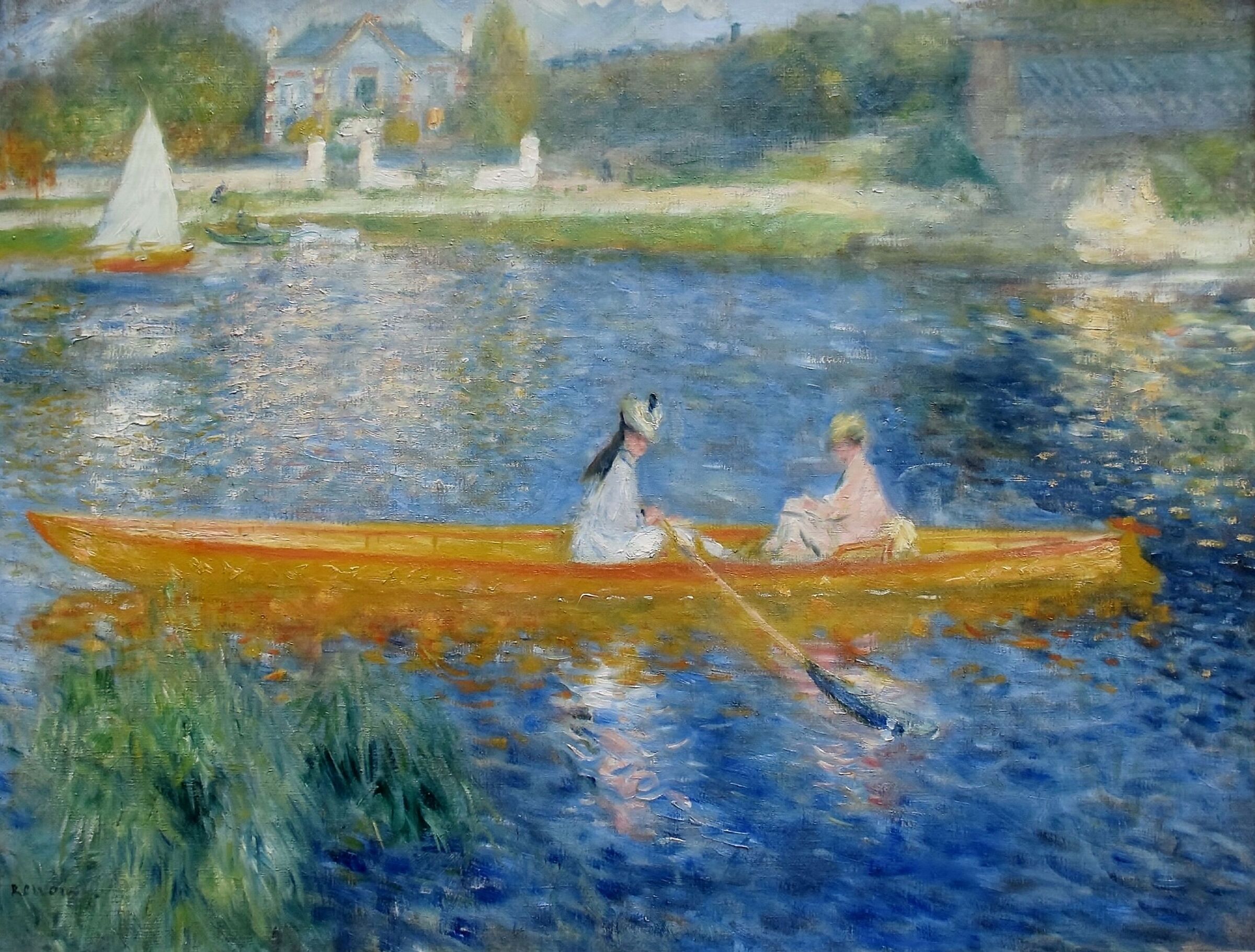 Pierre-Auguste Renoir "Boat trip"...