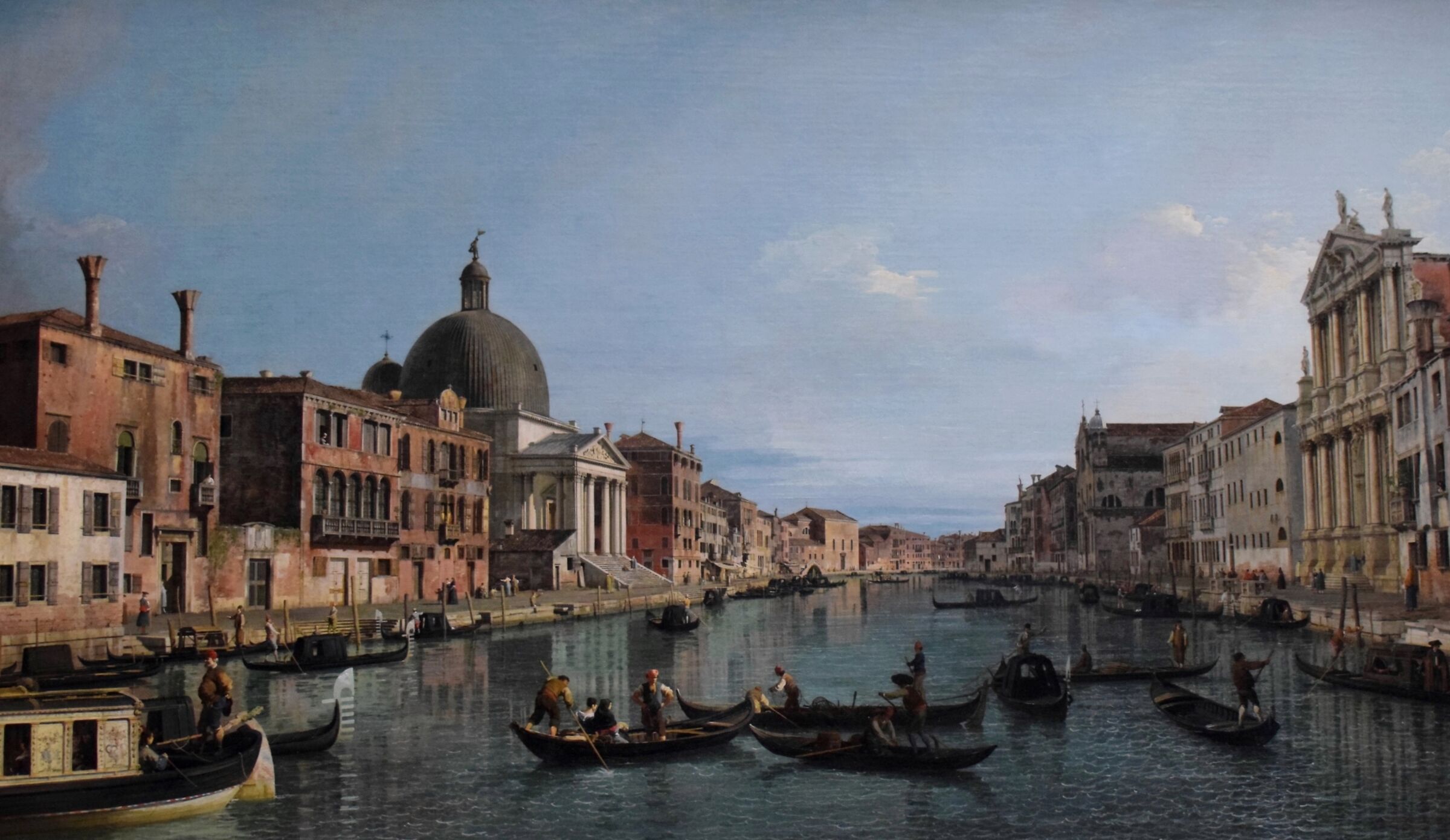 Canaletto "Canal Grande con S. Simeone Piccolo"...