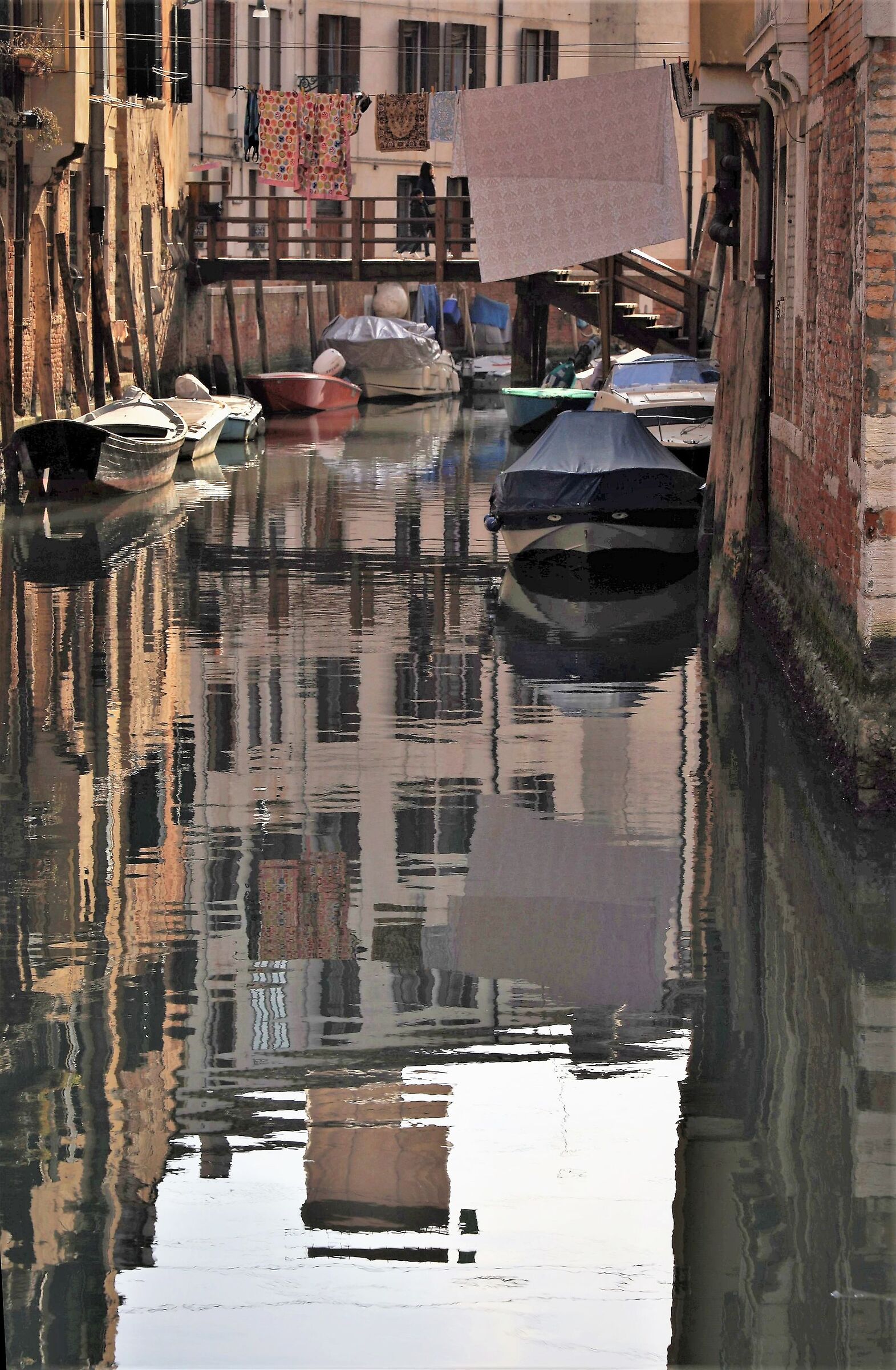 Venice: beautiful reflection and natural 3...