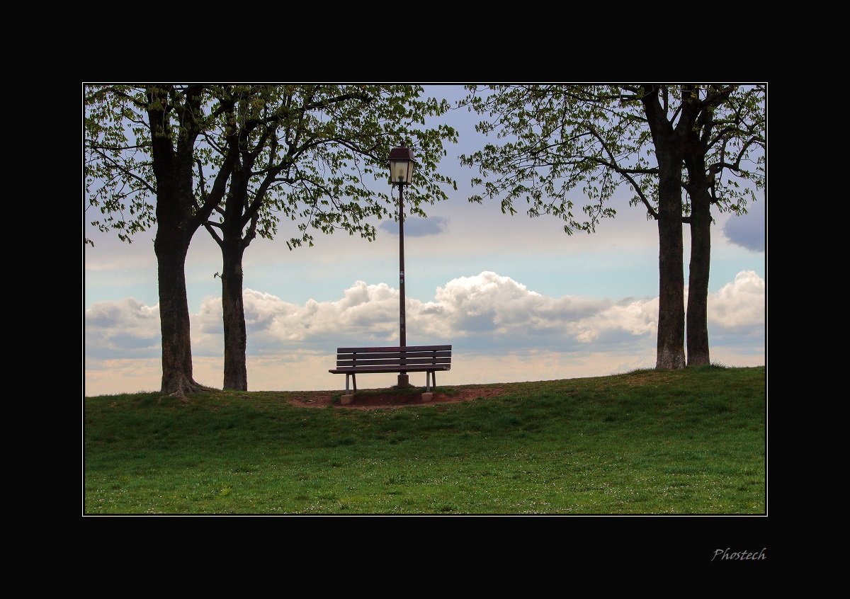 The bench on the world...