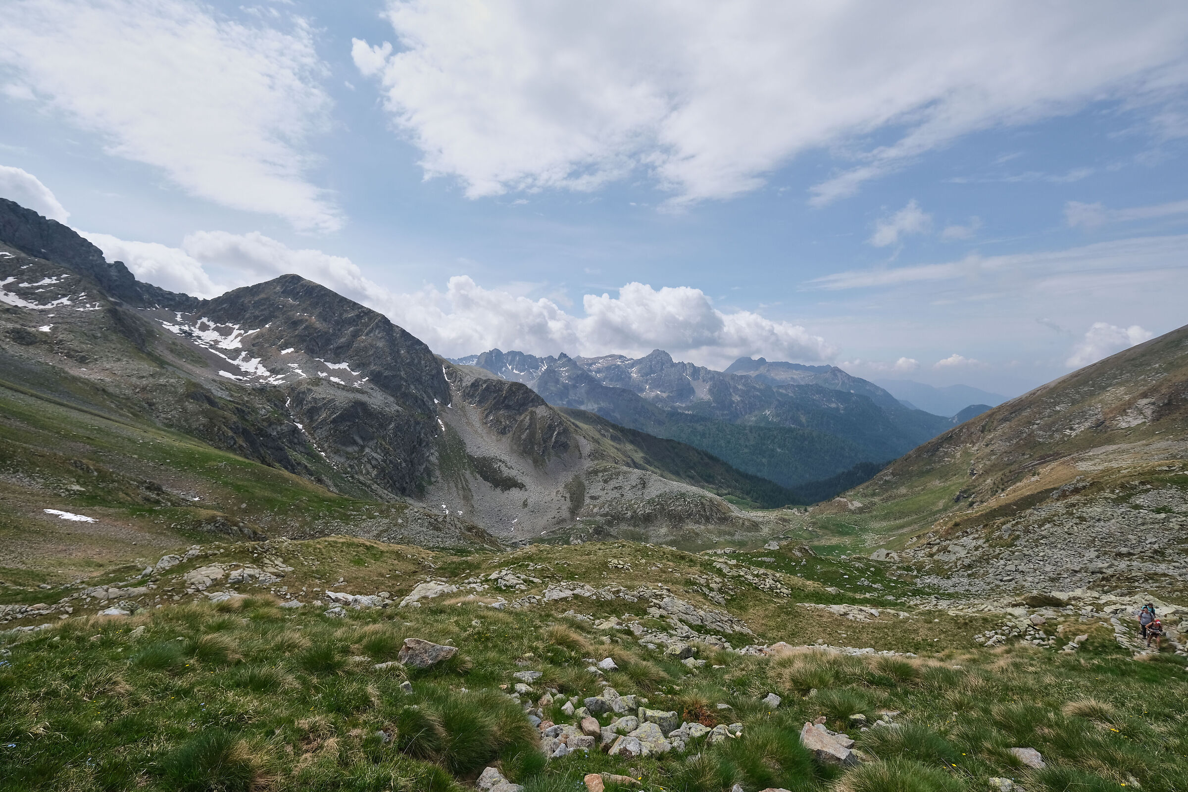 Panorama from the Publino Pass...