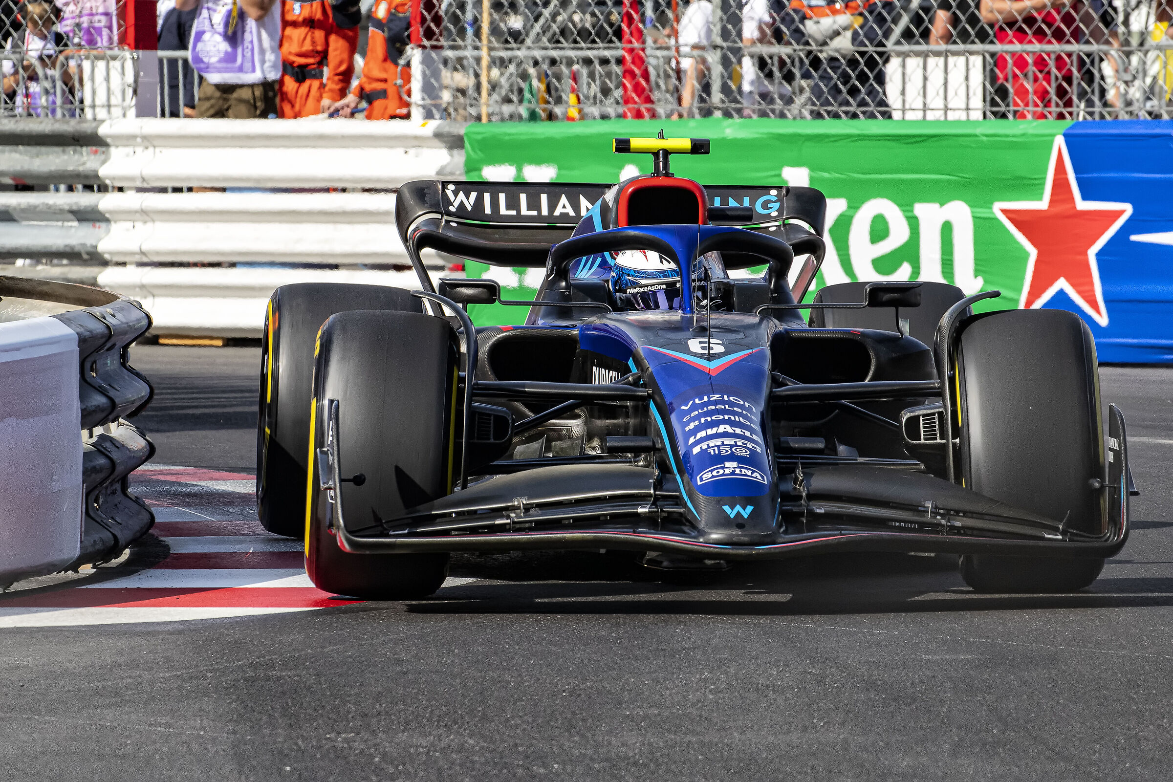 La Williams di Latifi a Monaco F1 2022...