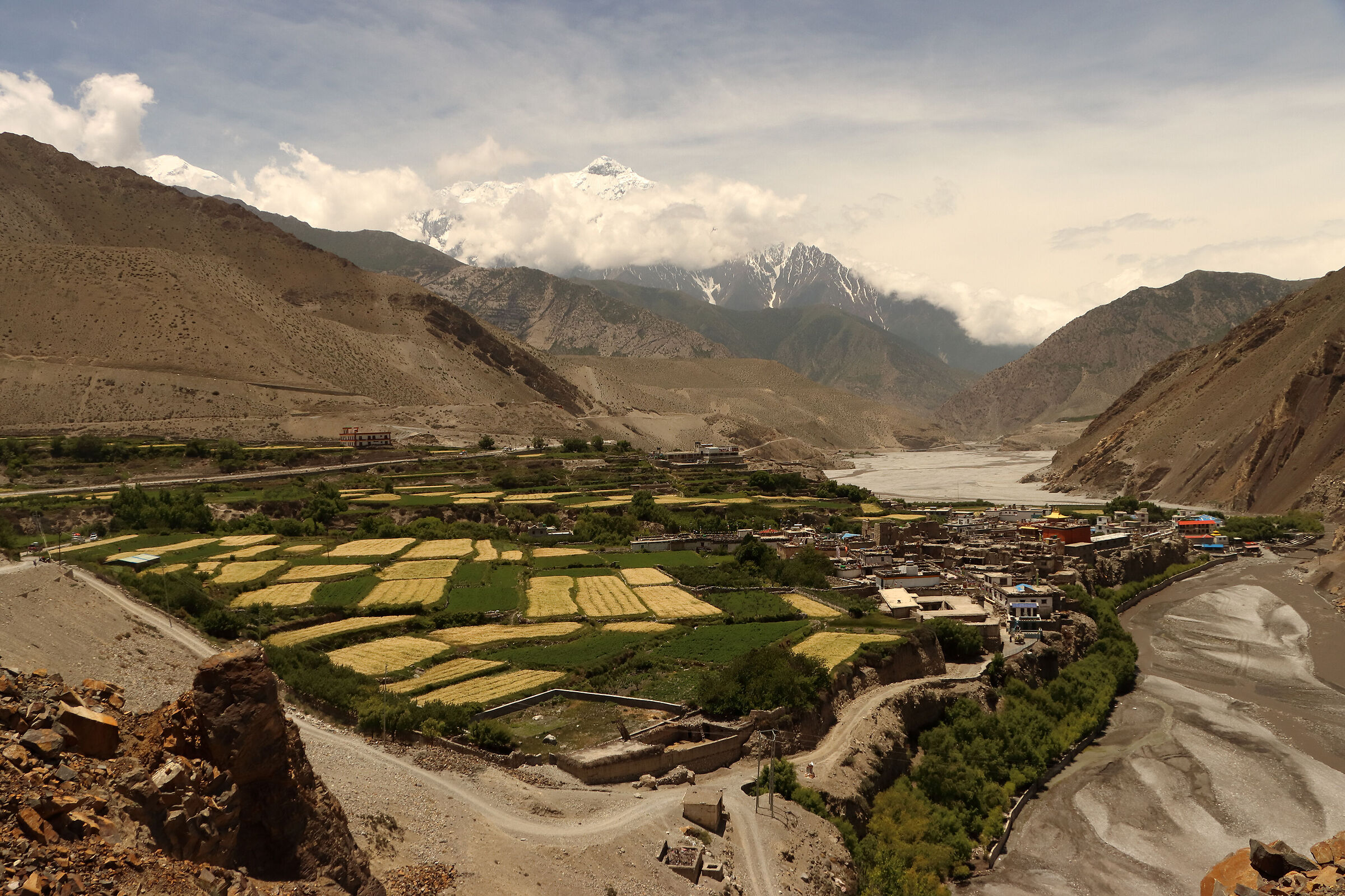 Kagbeni - fiume Kali-Gandaki...