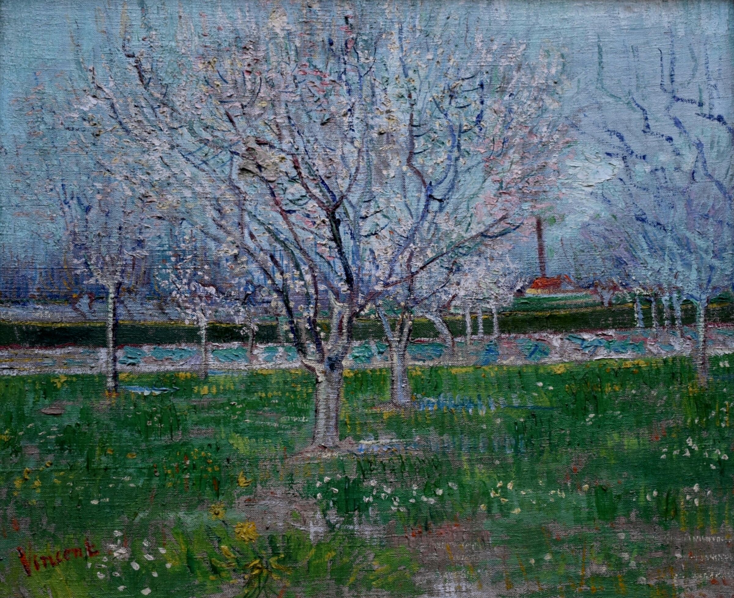 Vincent Van Gogh "Orchard in bloom"...