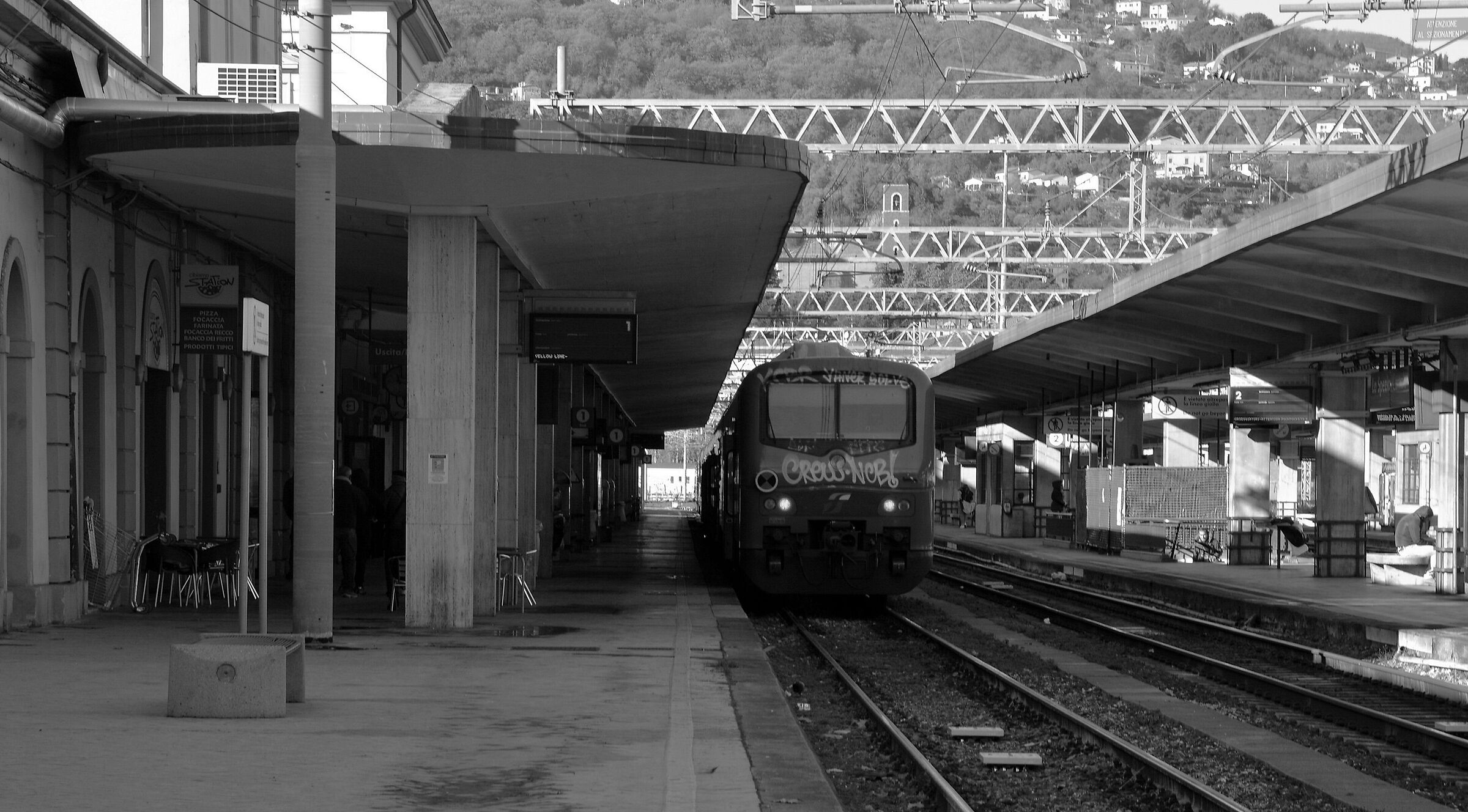 Spezia Centrale Train Station...