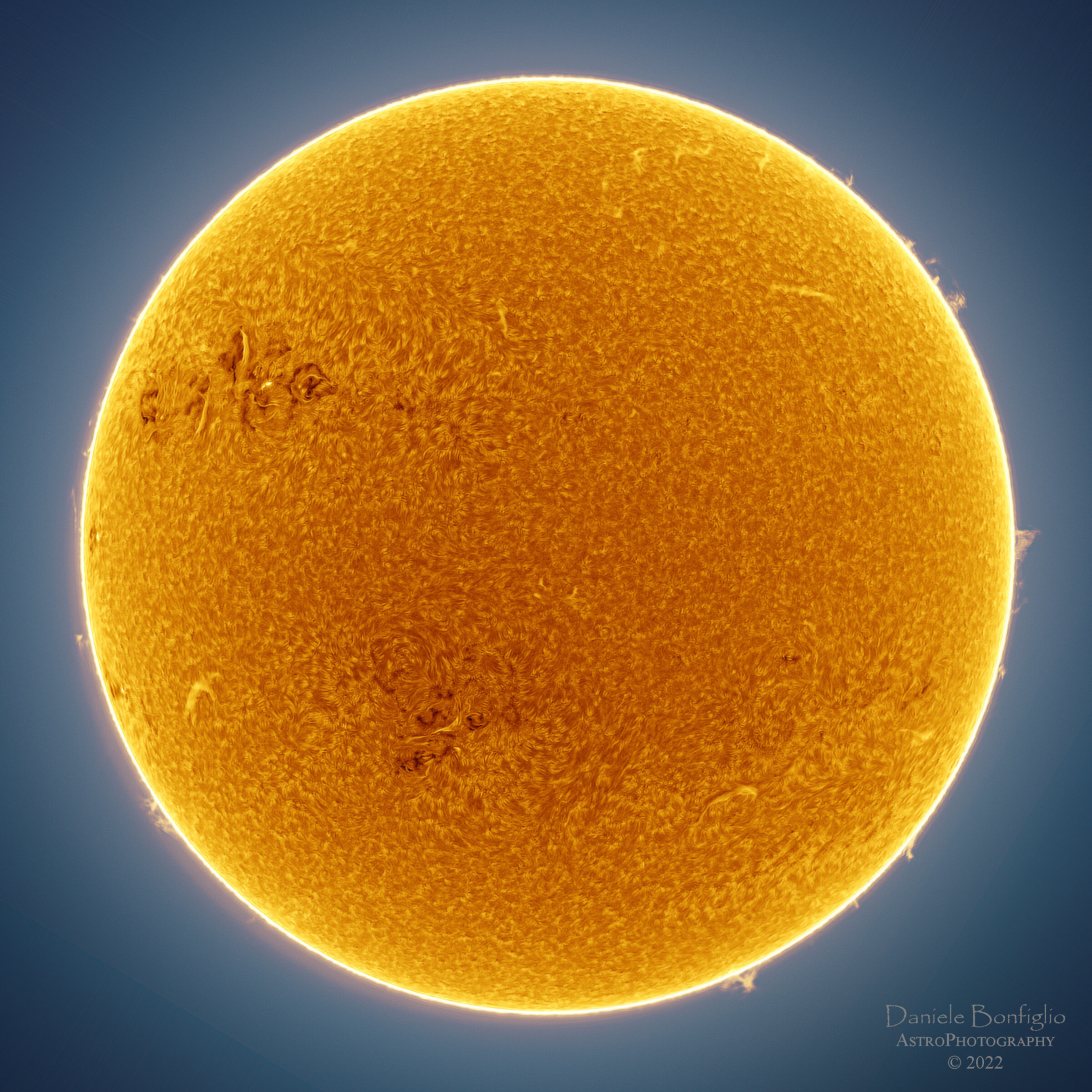 Sole in H-alpha del 13/06/2022...