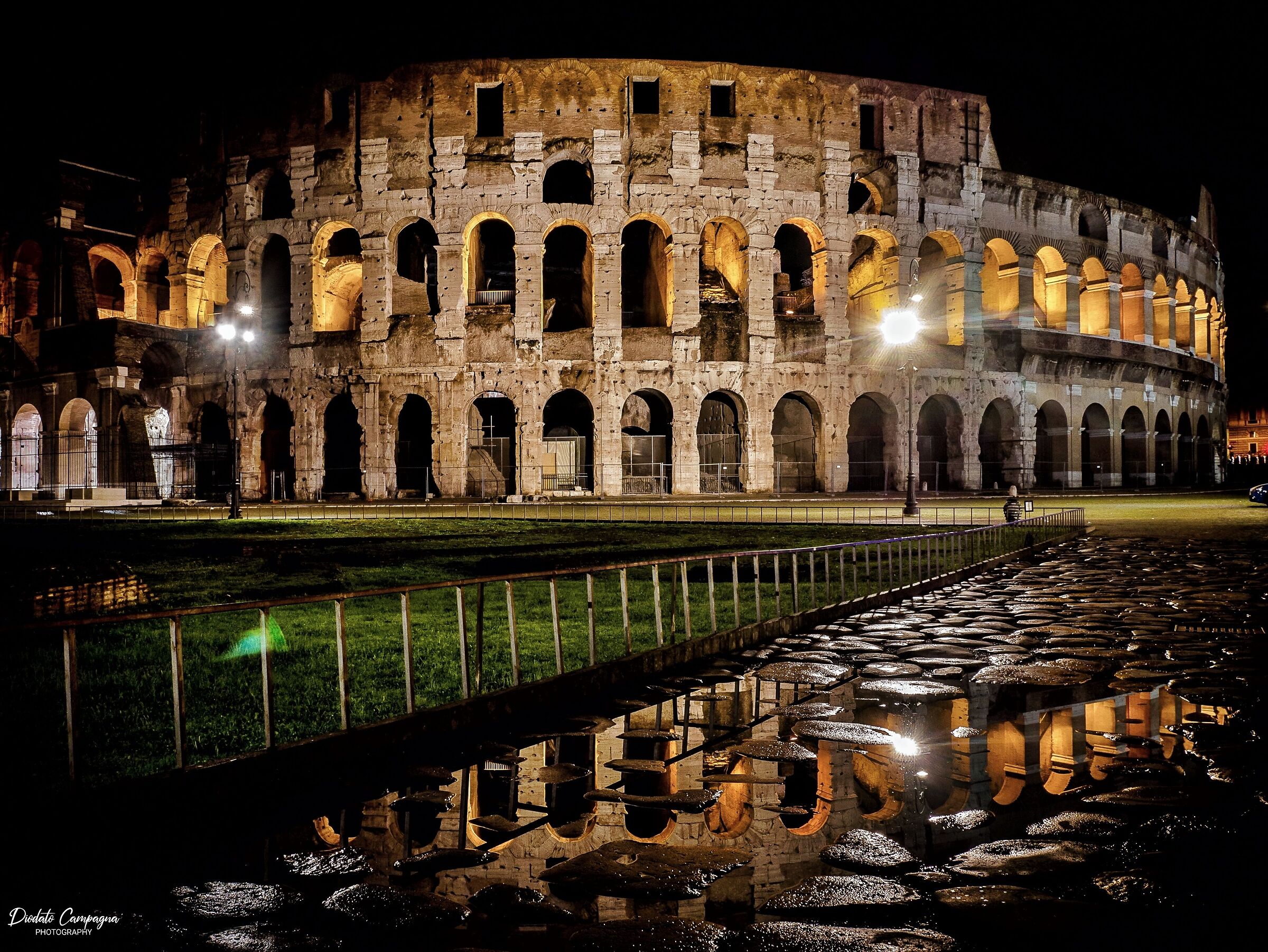The Colosseum at night...