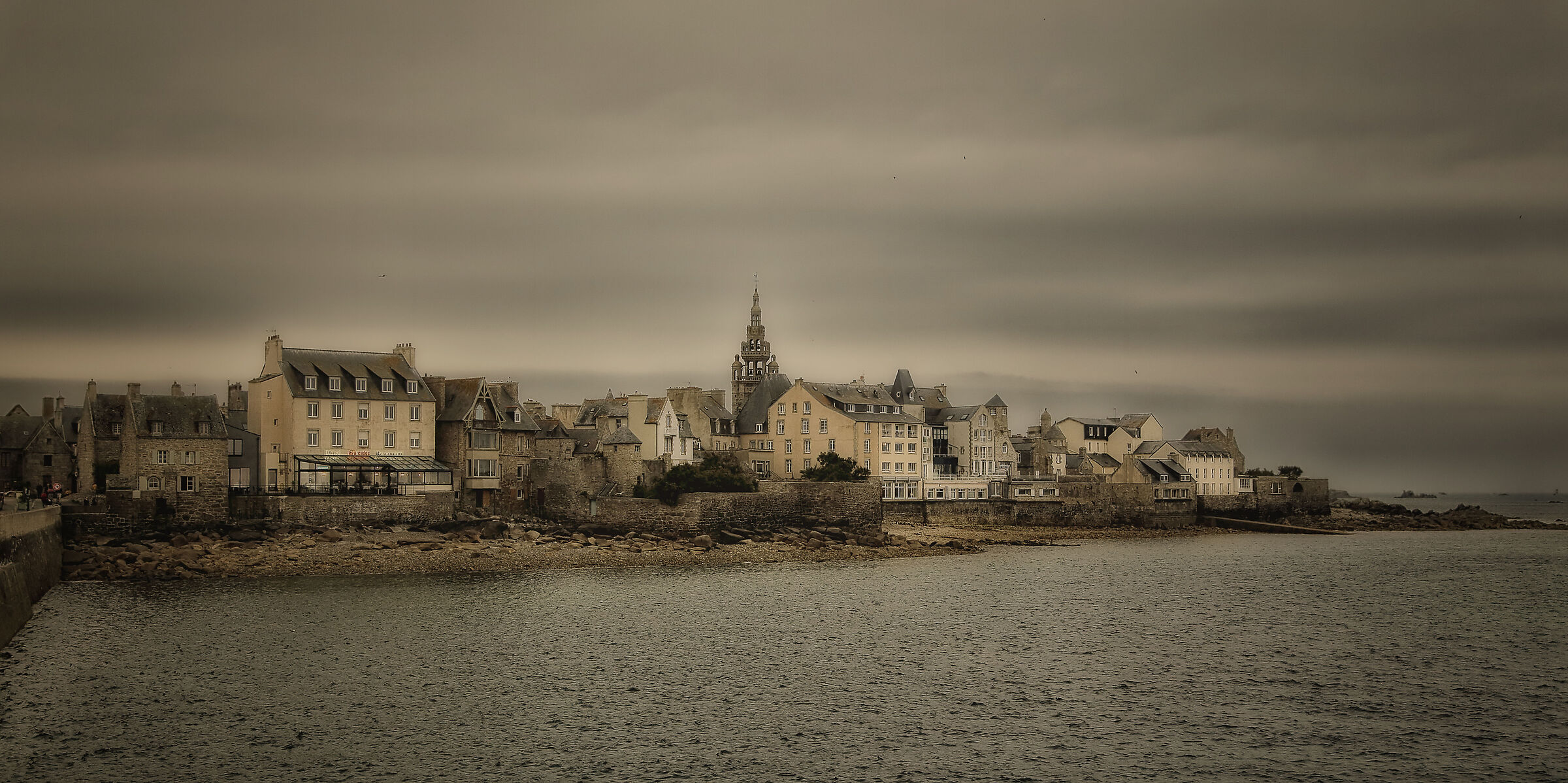 Before the storm in Roscoff Brittany...