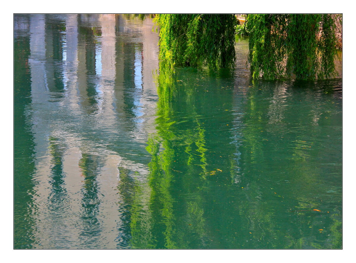 The reflections of a romantic Treviso...