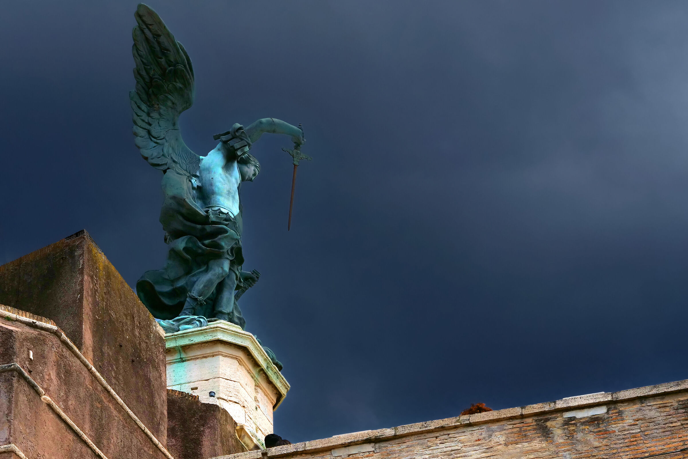 L'arcangelo di Castel Sant'Angelo...