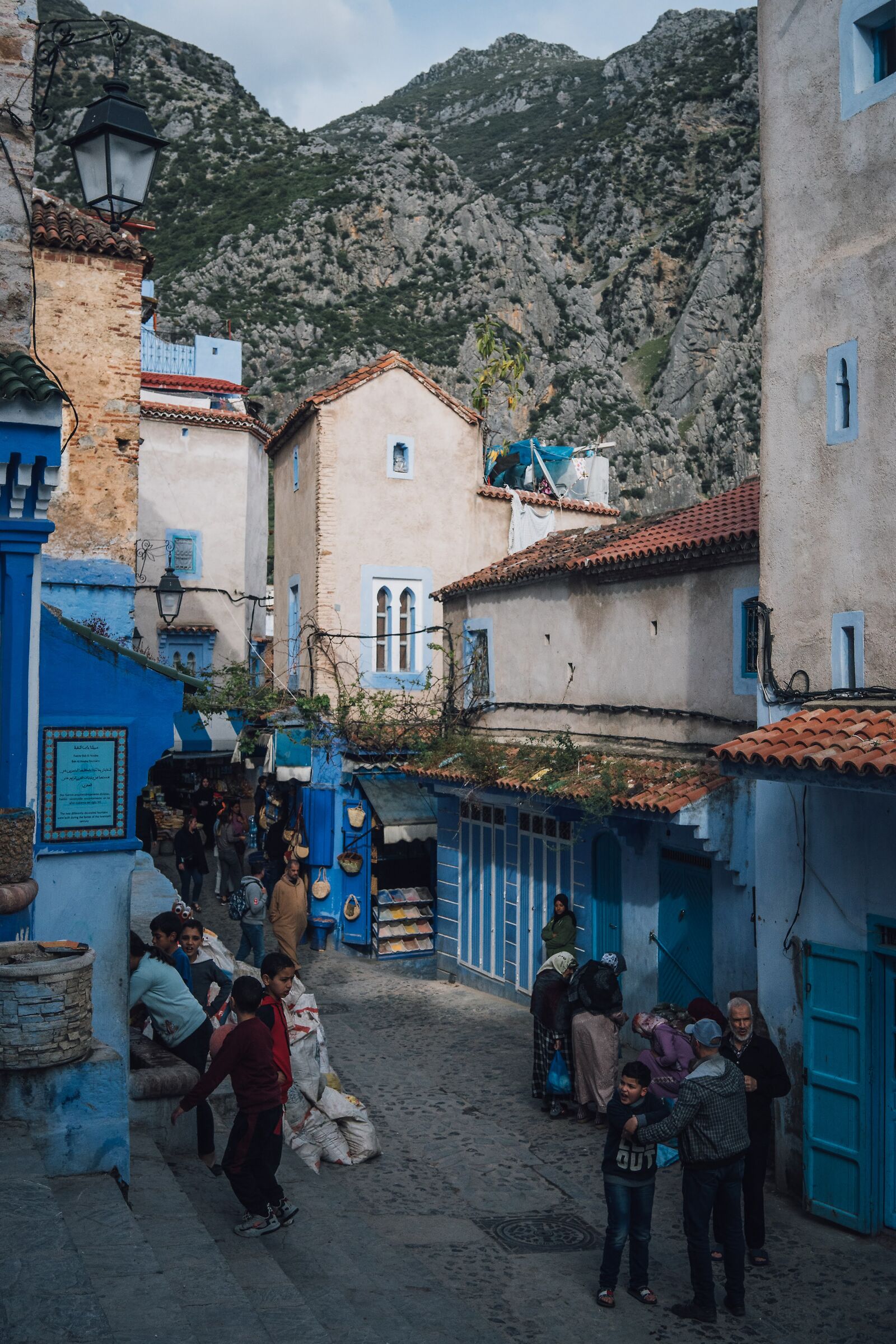 In the streets of Chefchaouen...