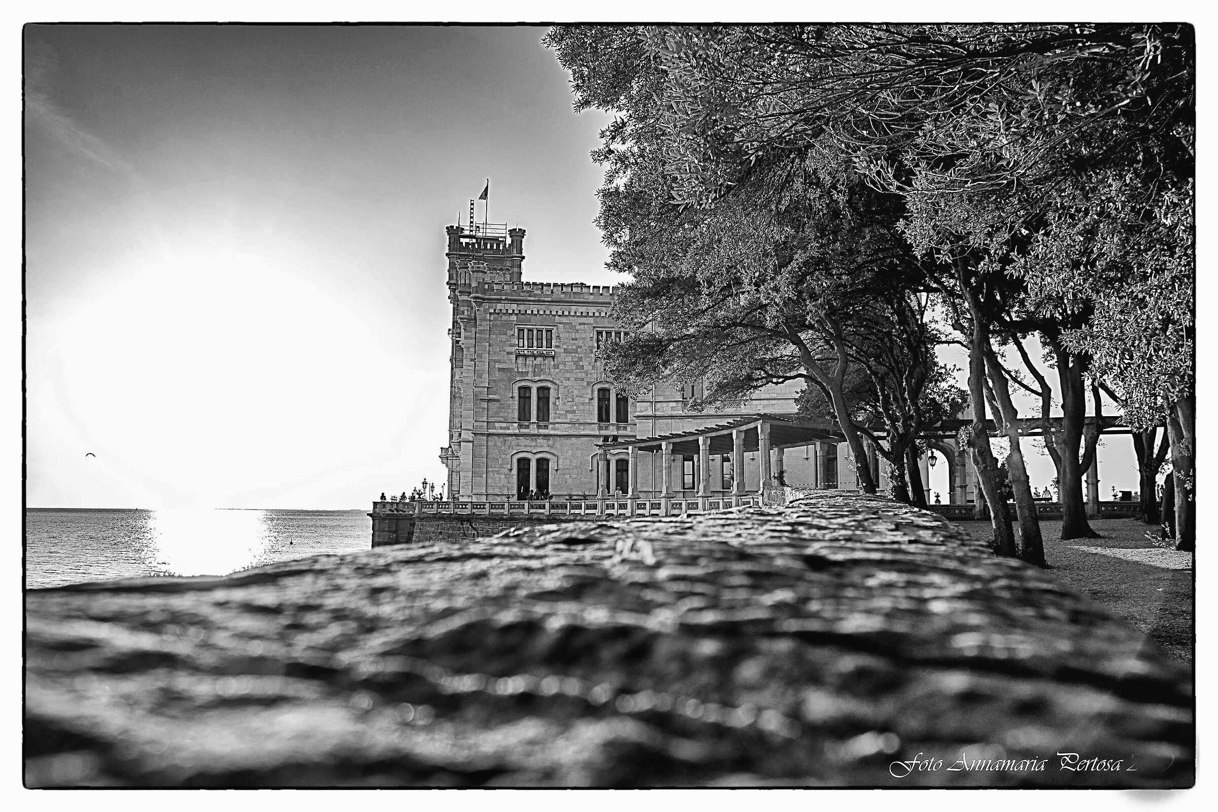 Il castello di Miramare a Trieste...