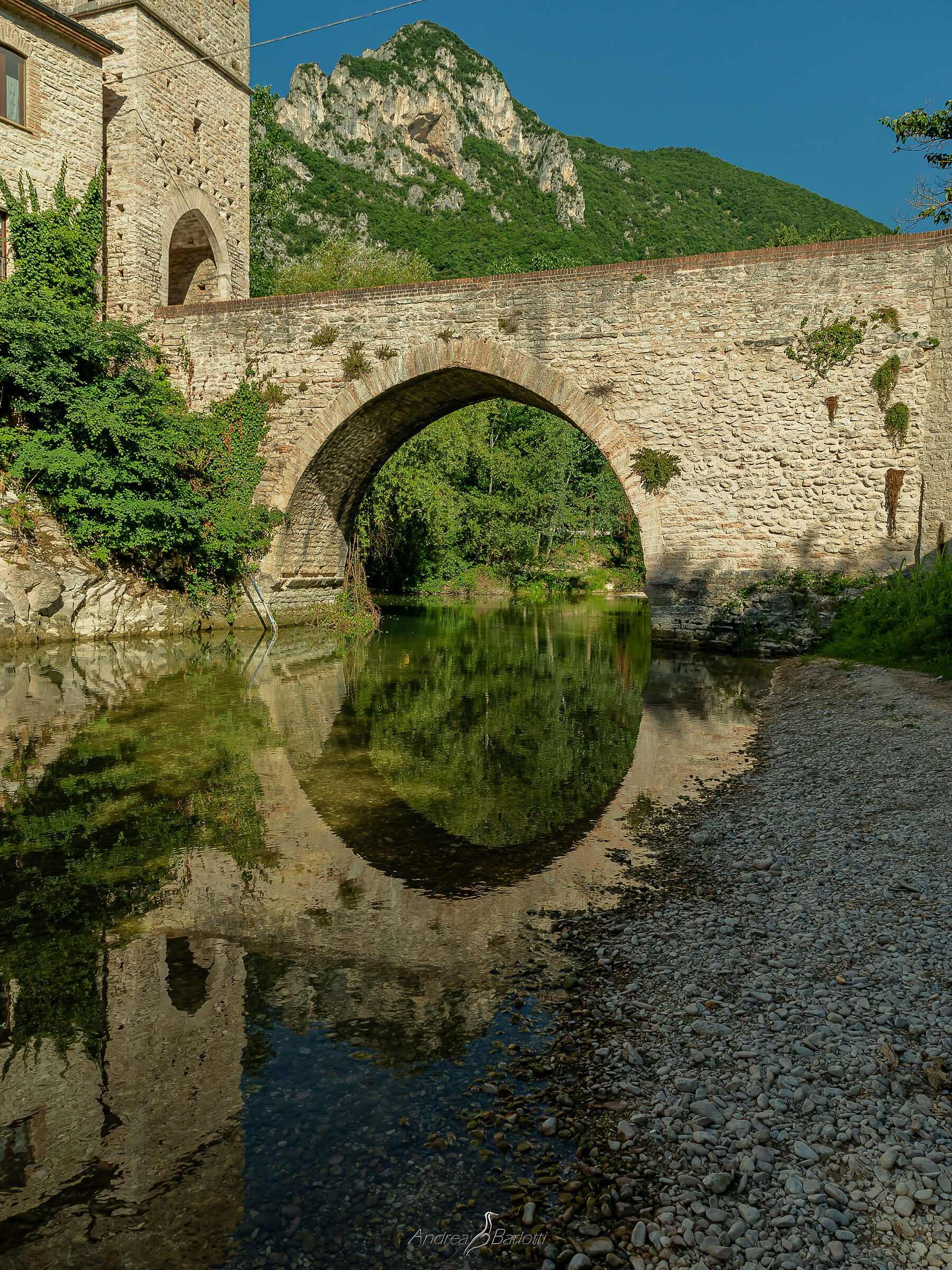 The Romanesque bridge of S.Vittore...