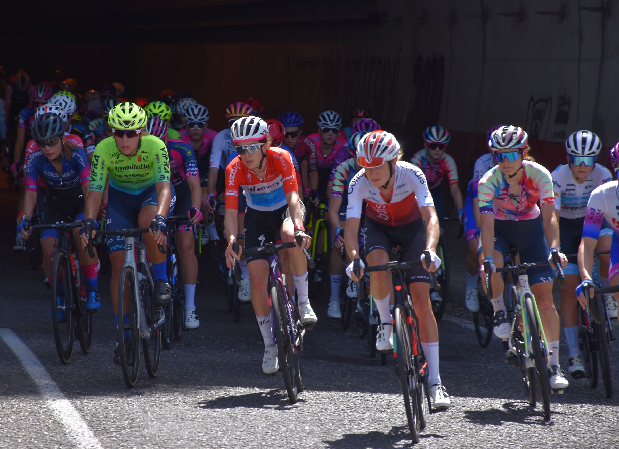 Giro d'Italia women.... from Cala Gonone to Olbia...