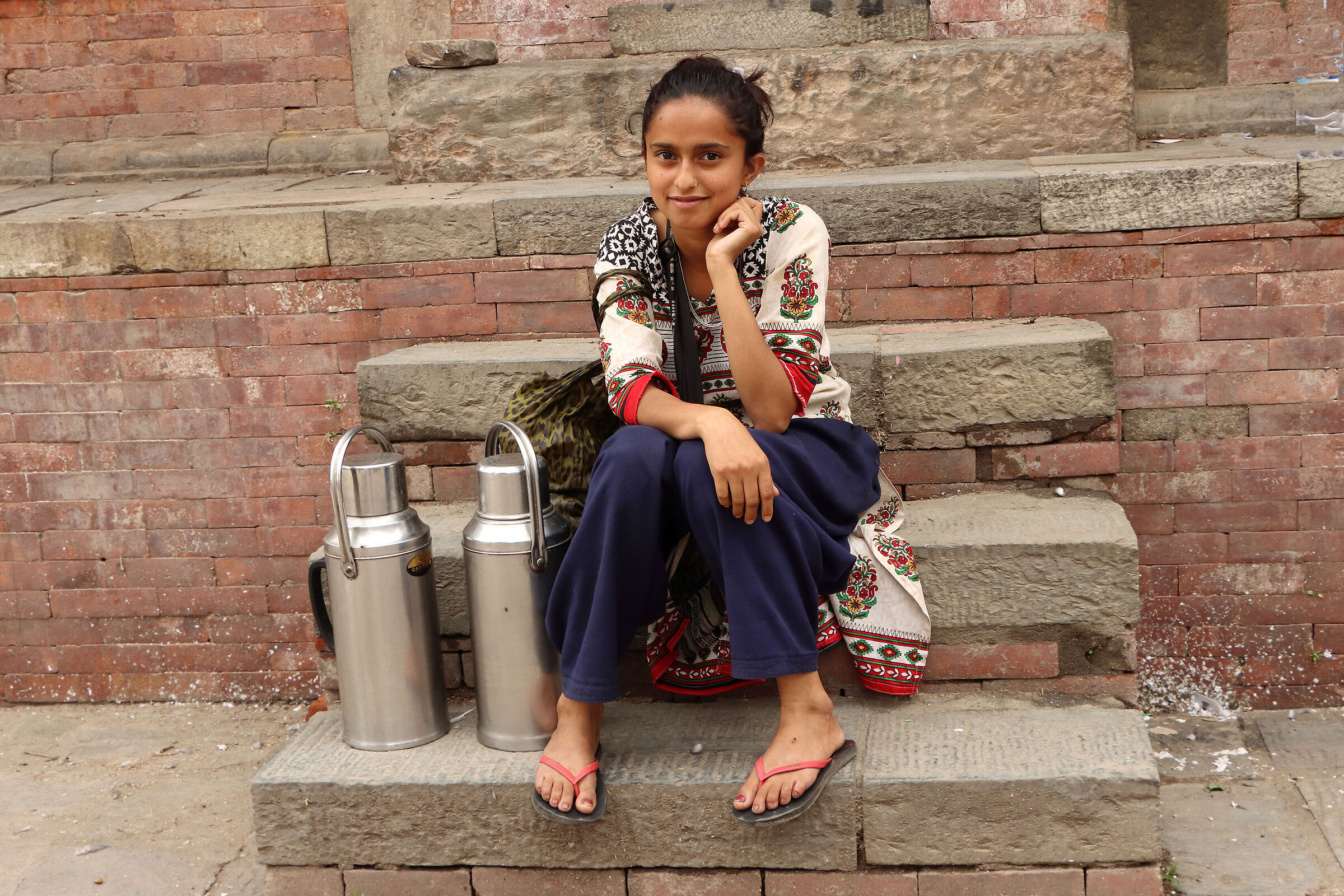 girl in Baktapur...