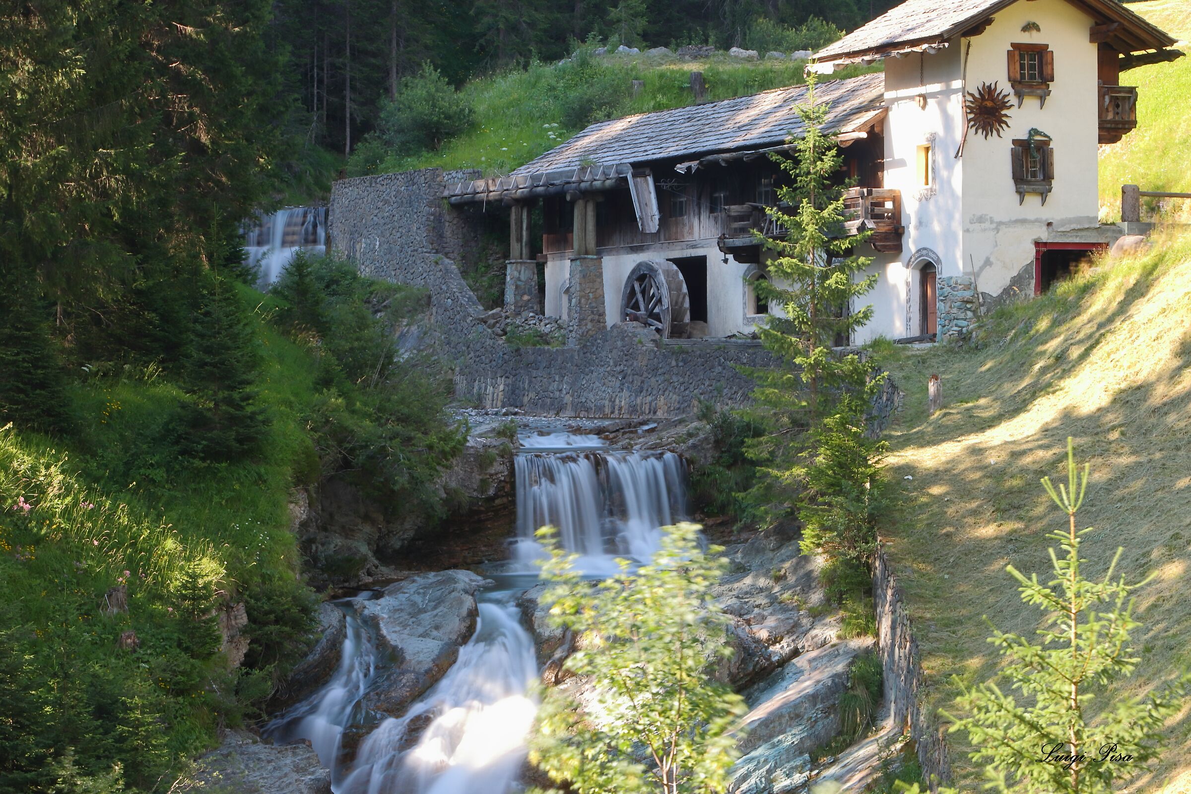 Ancient Mill at the sources of the Piave...