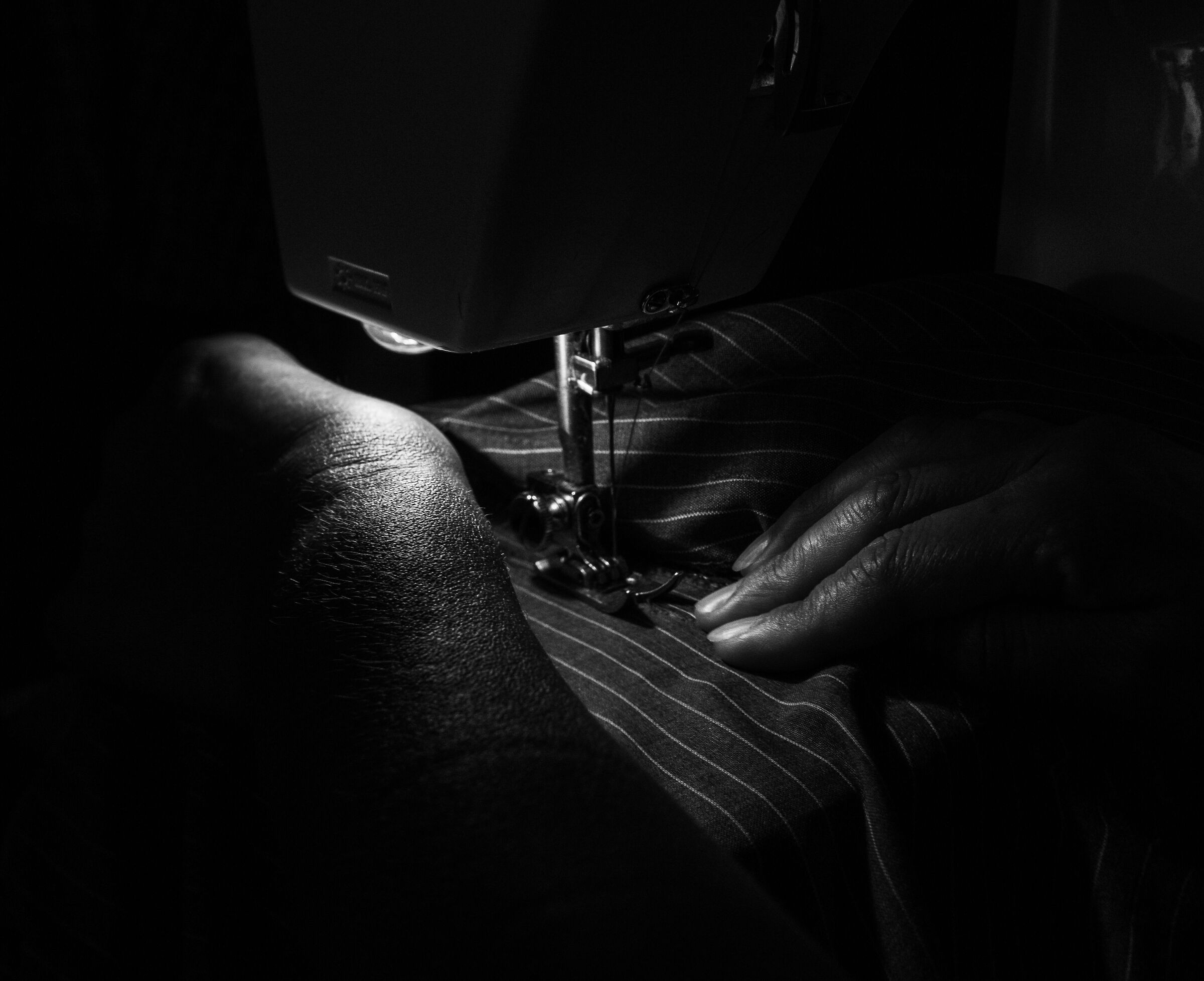 The seamstress. (Extralow Key)...