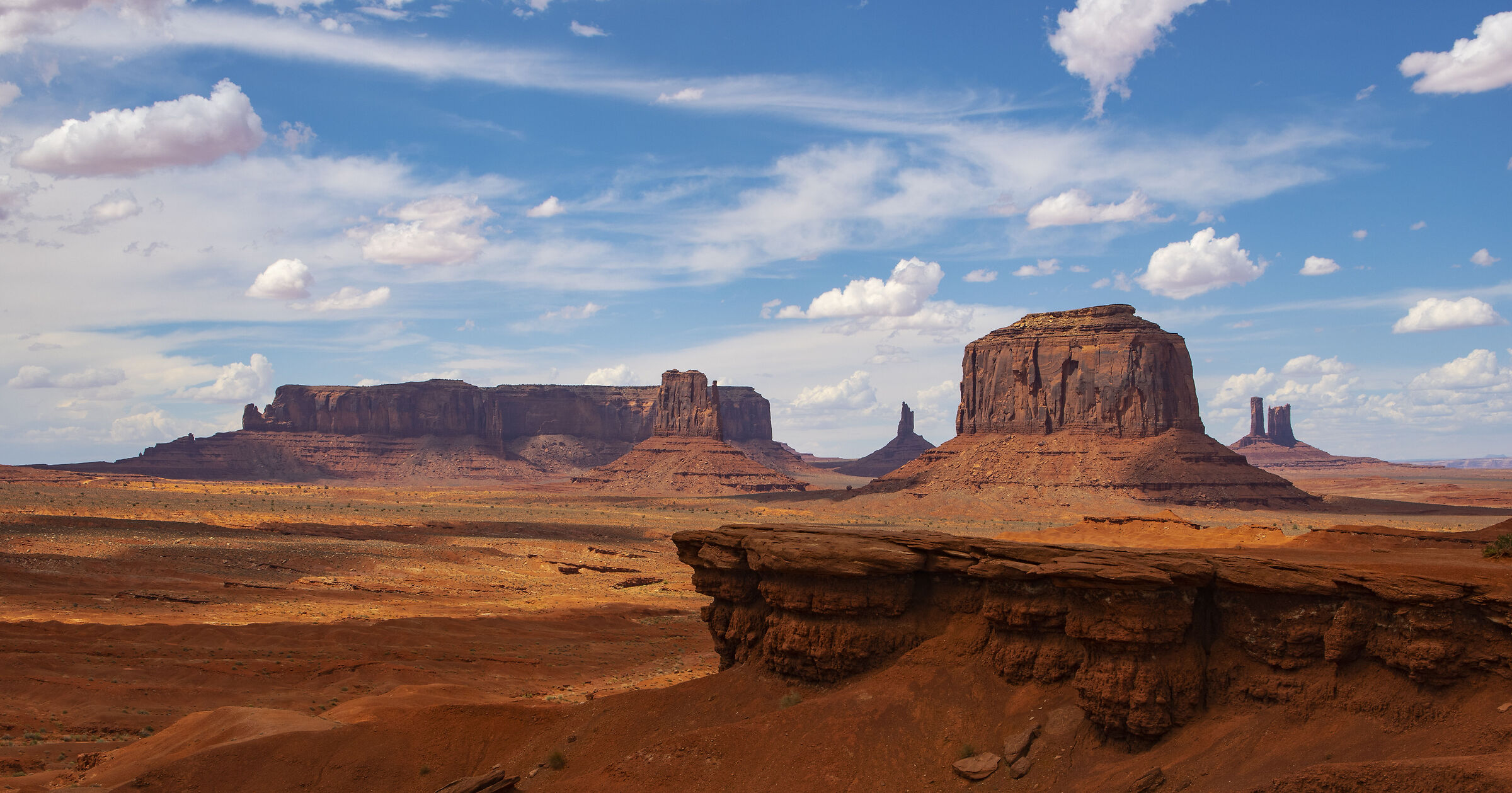 The Monument Valley...