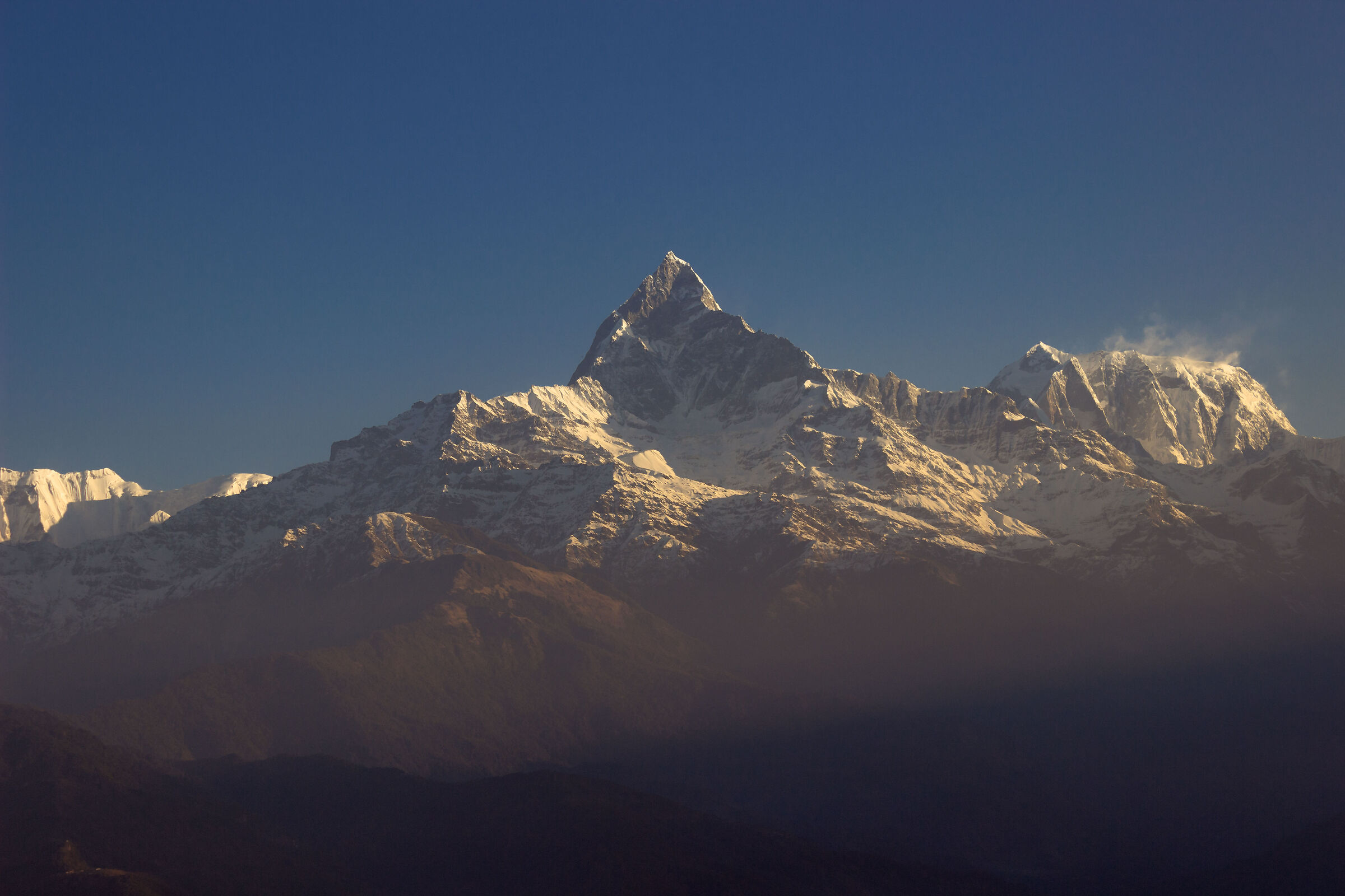 Machapuchare peak Nepal...