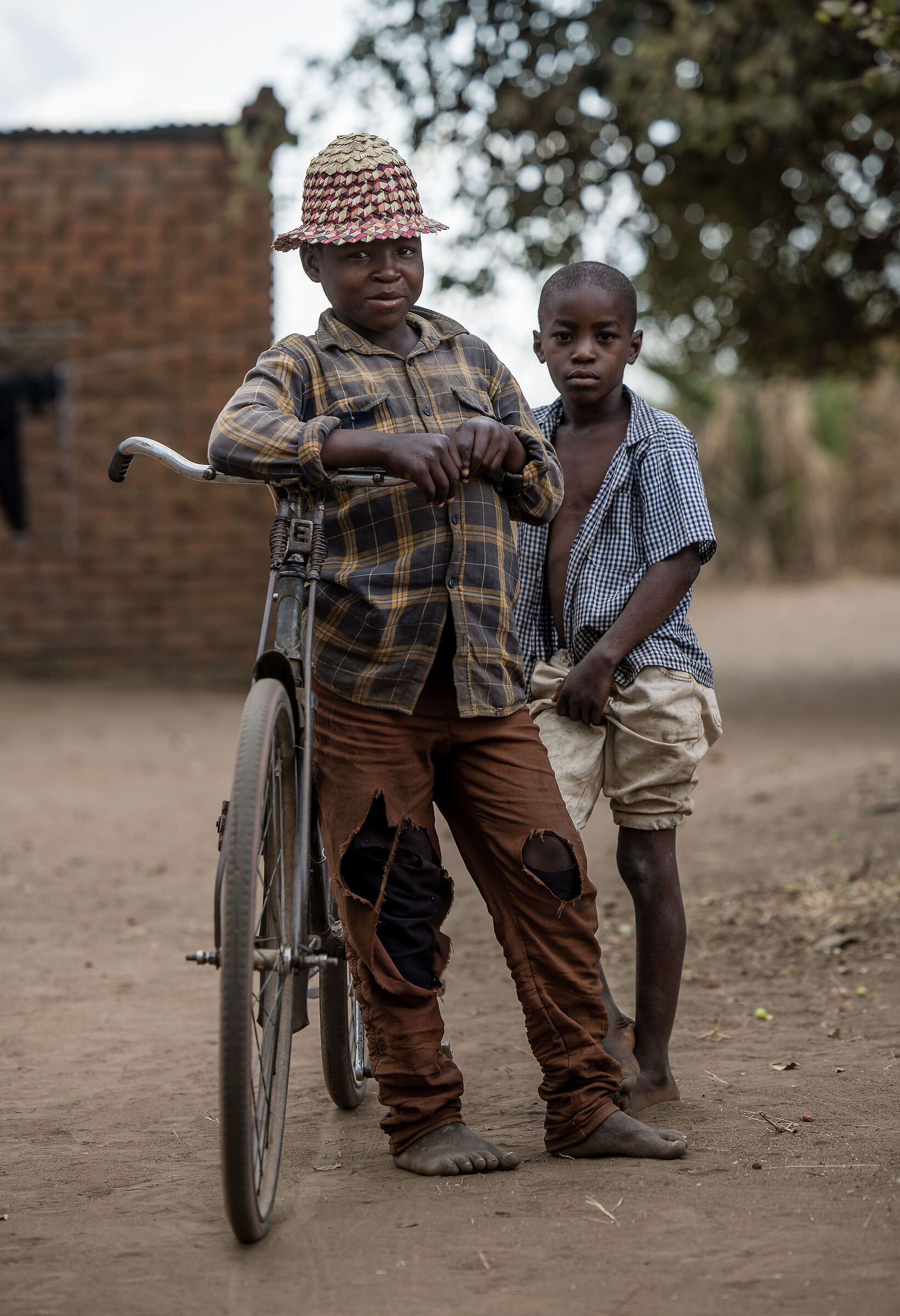 Zambia, little cyclists grow up...
