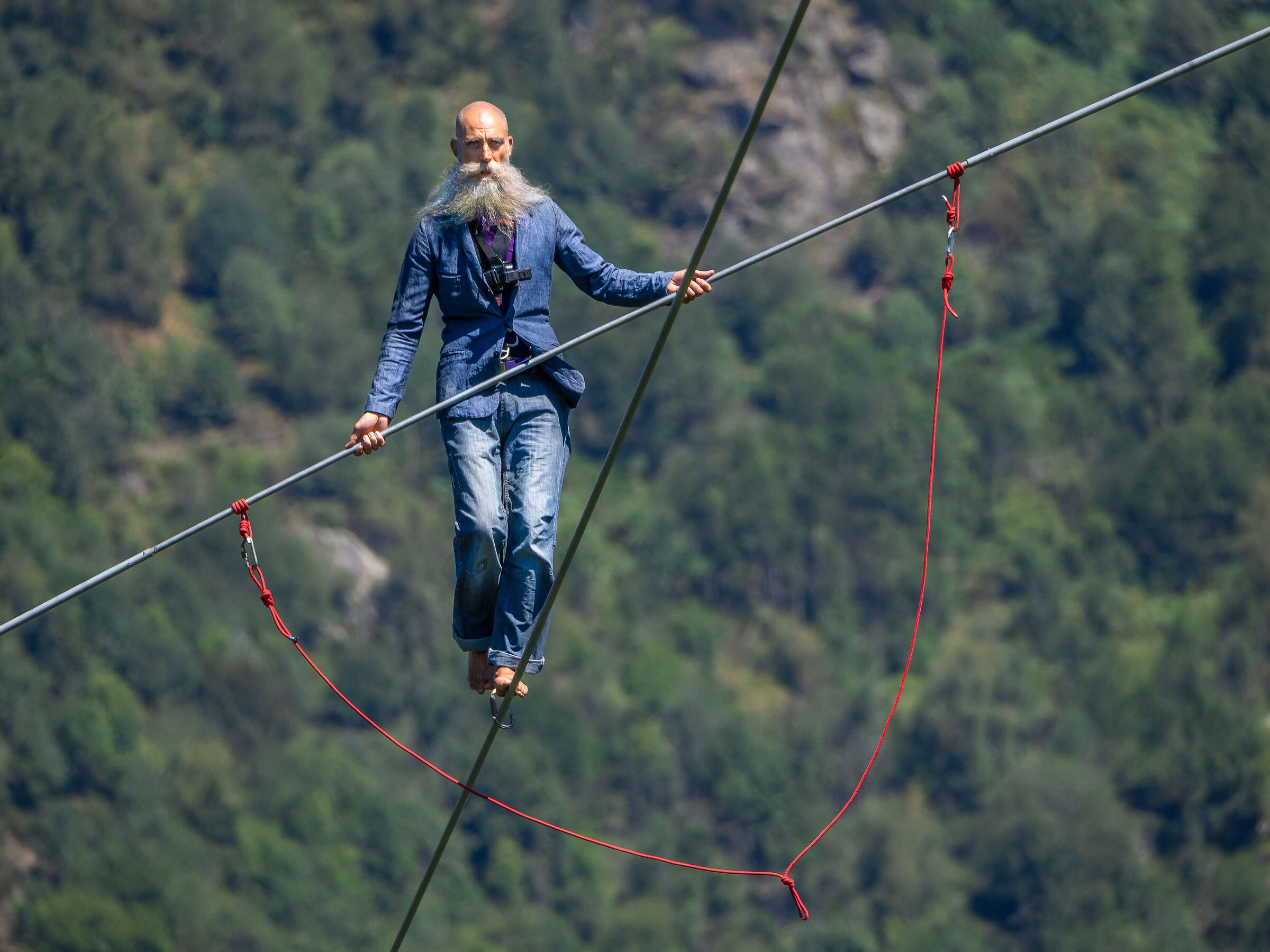The tightrope walker.... ...