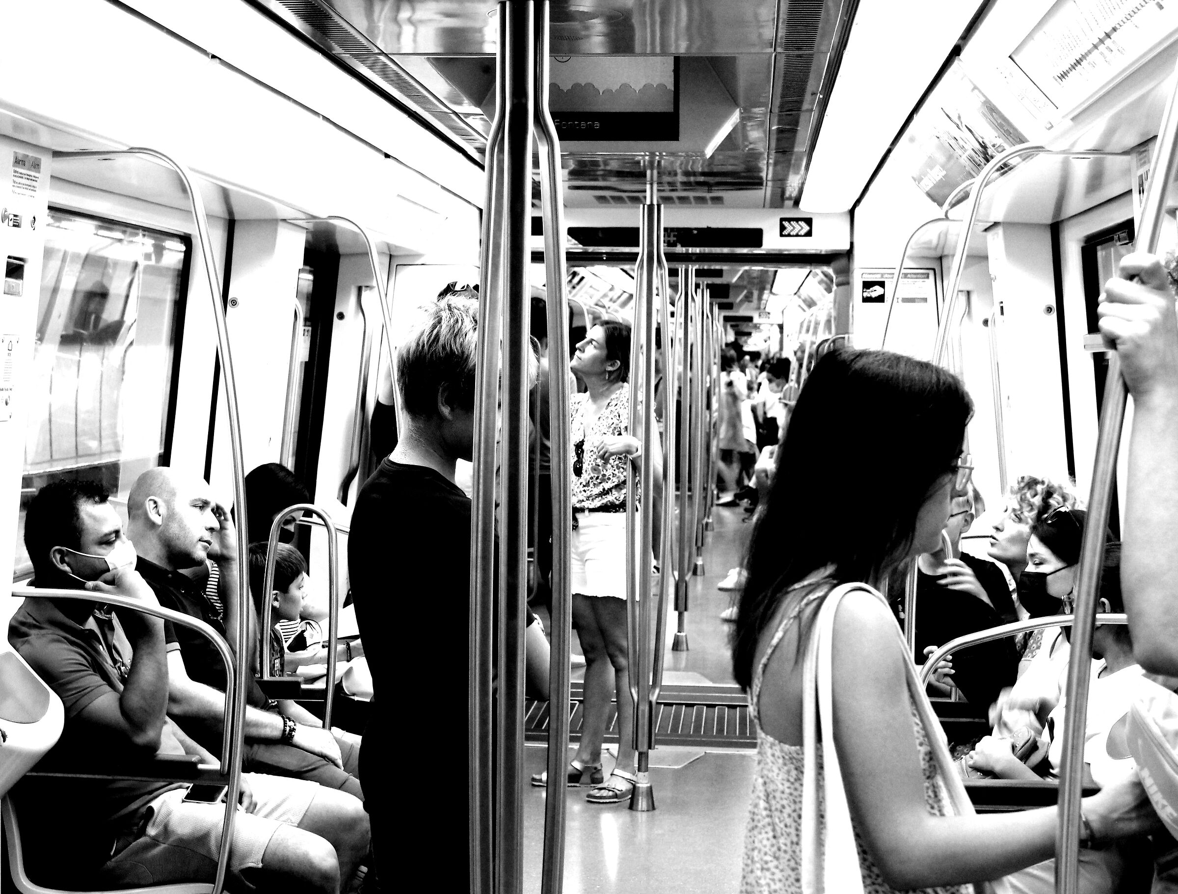 Quiet in the Metro...
