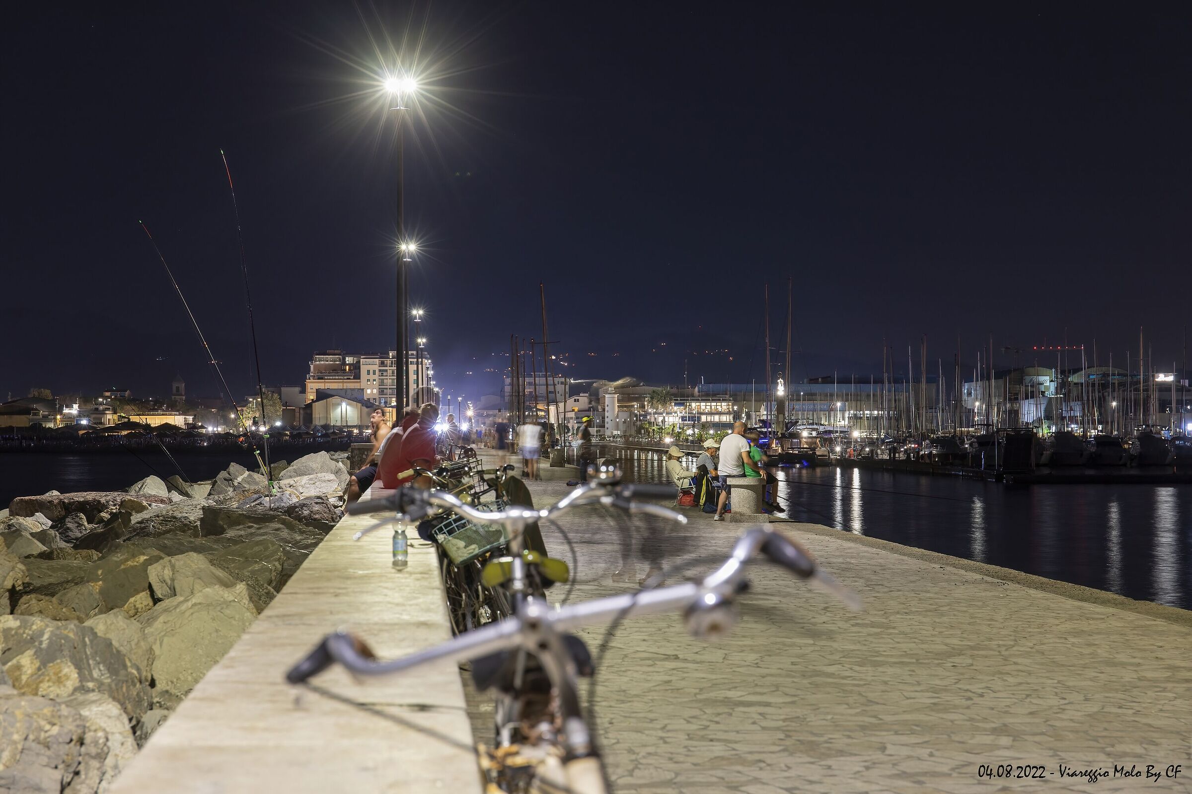 Viareggio - Pier by night...