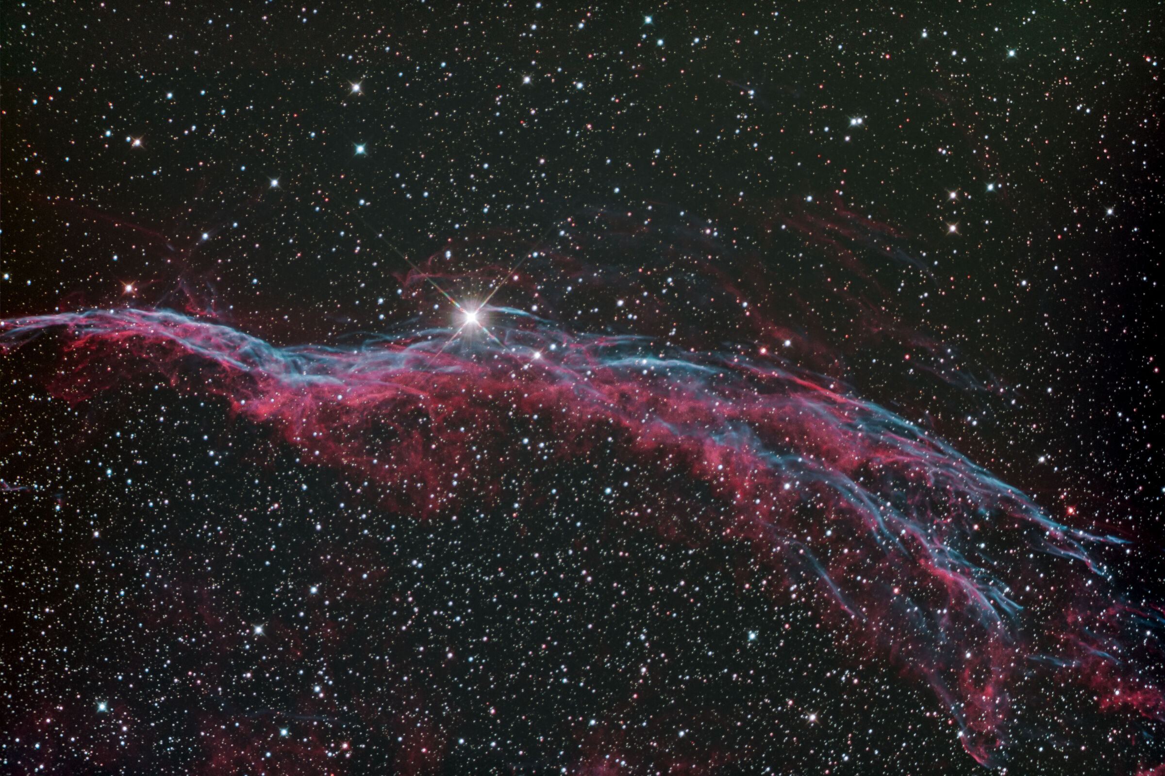 NGC 6960 - west Veil nebula ...