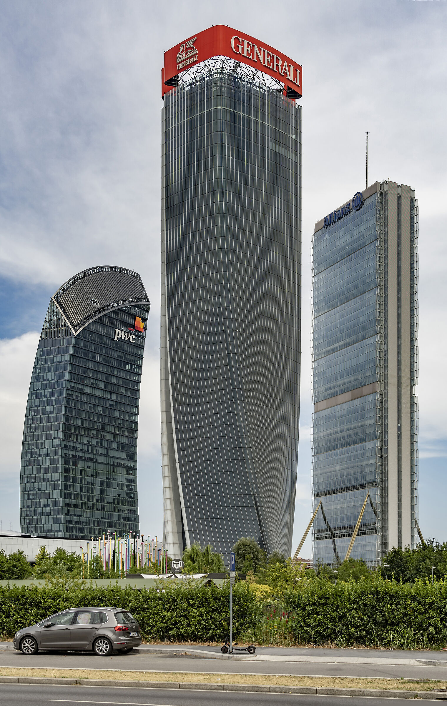 CityLife - Three Towers from Piazza Arduino - 2...