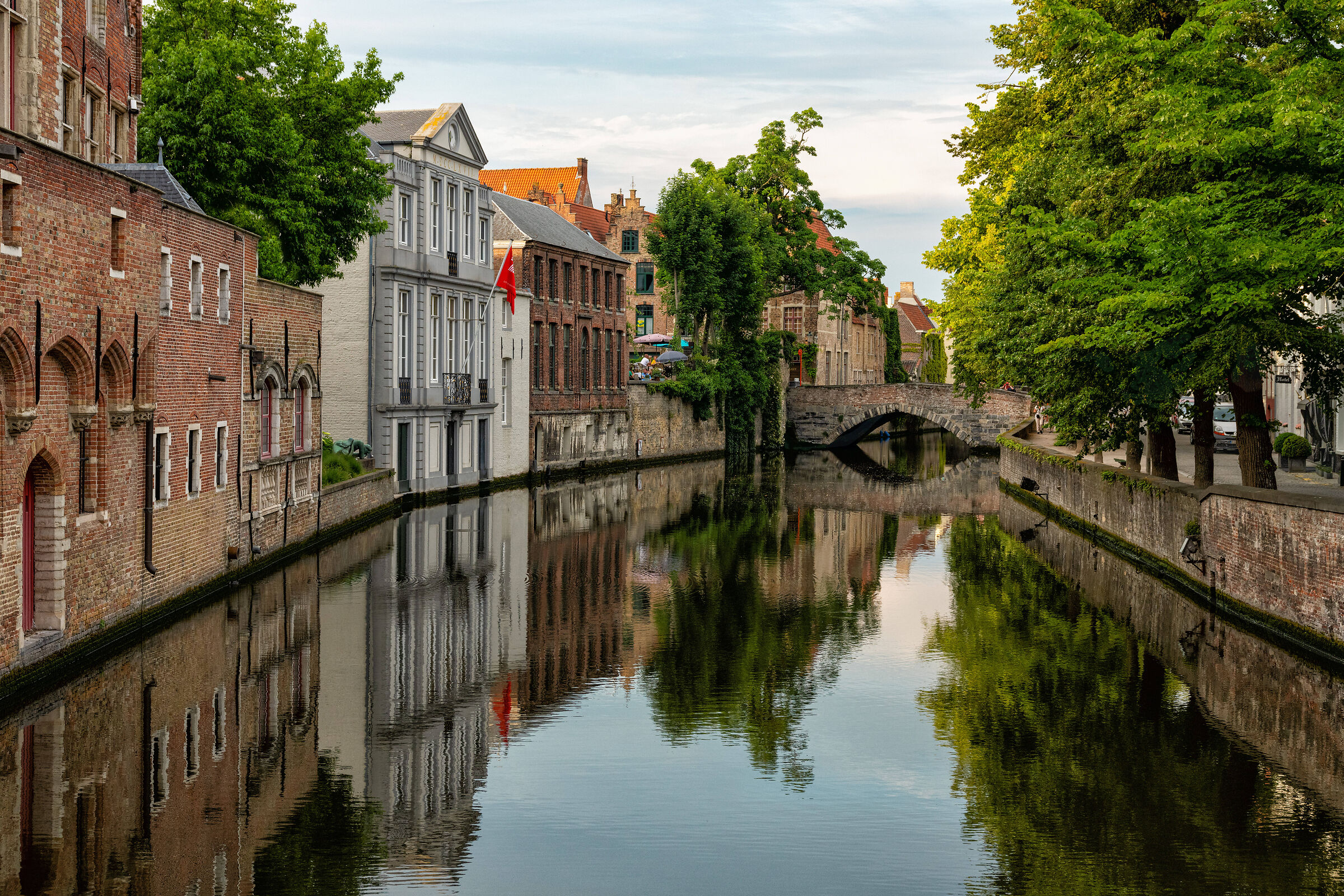Bruges, riflessi sull'acqua...