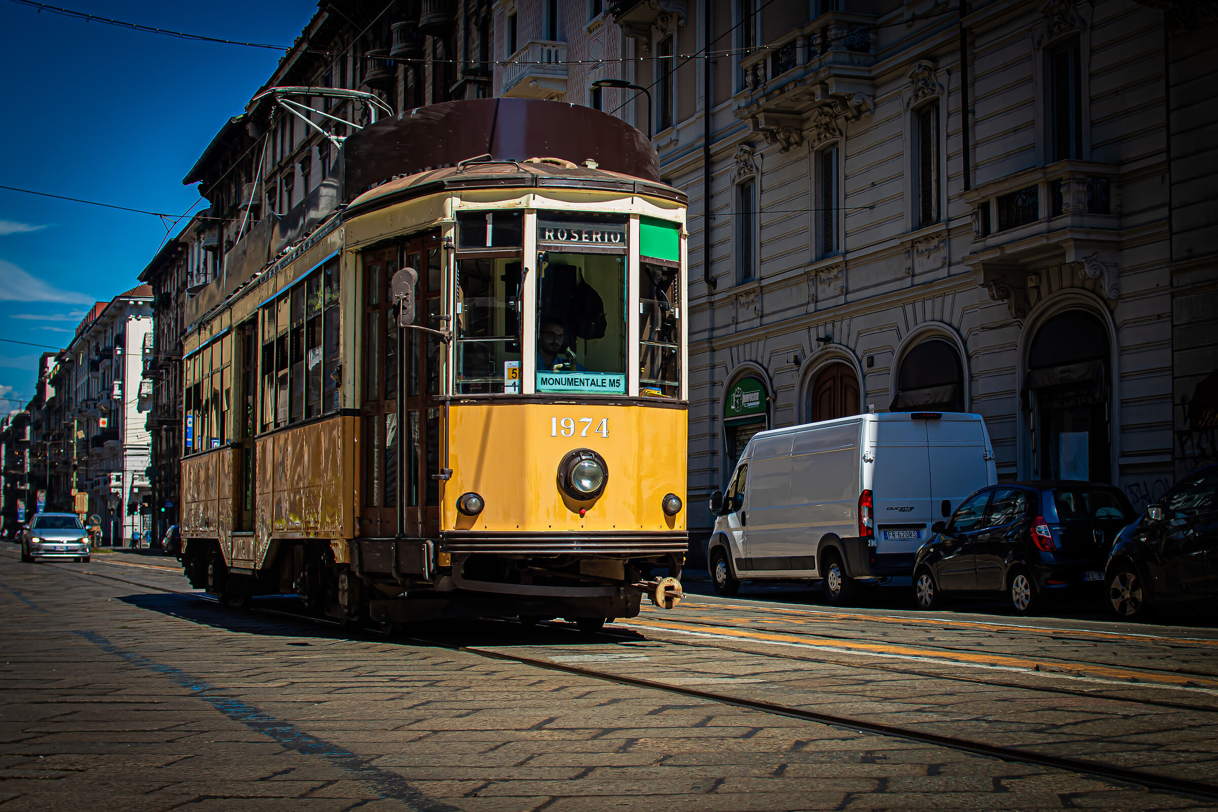 Milan, the tram...