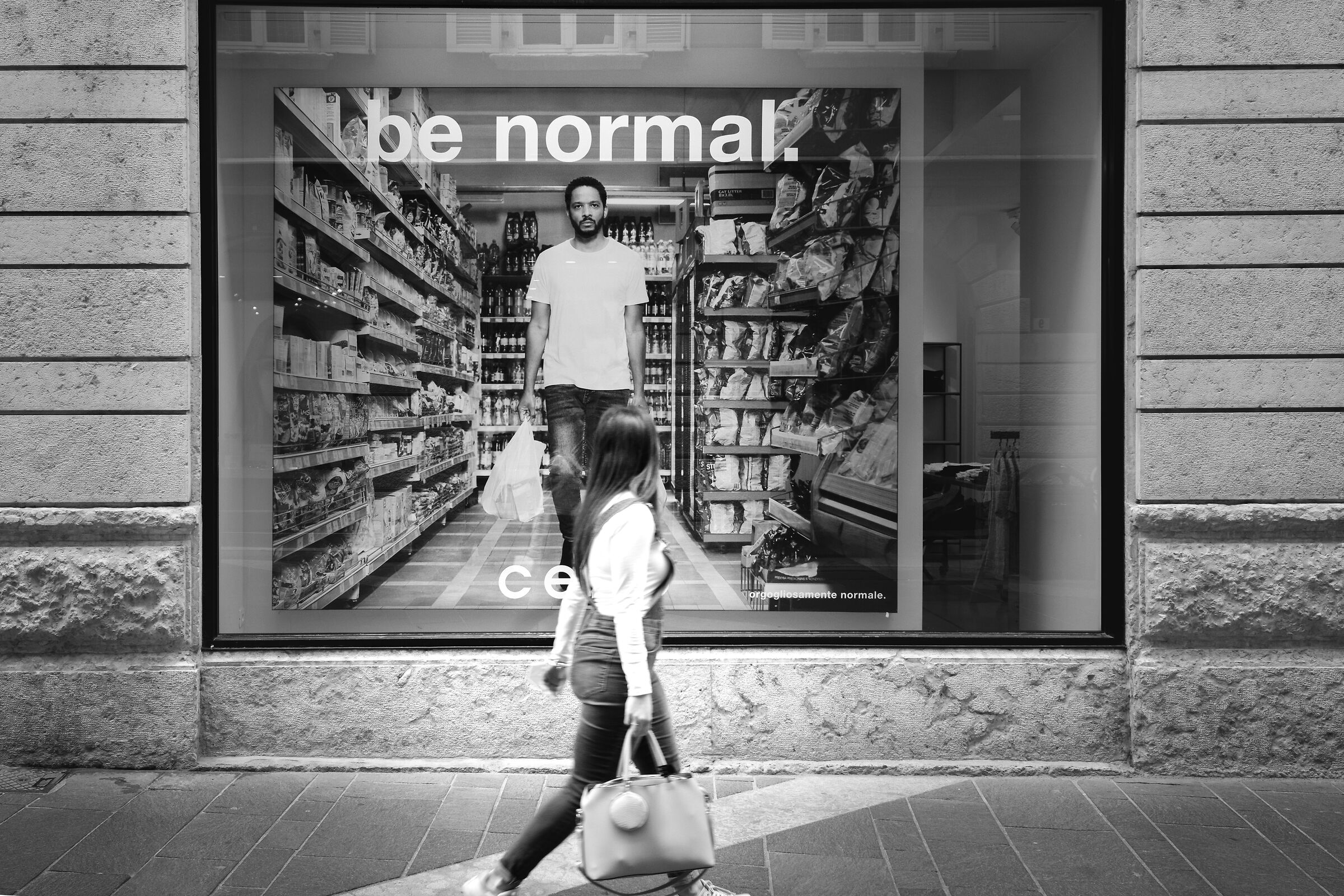 Be normal...