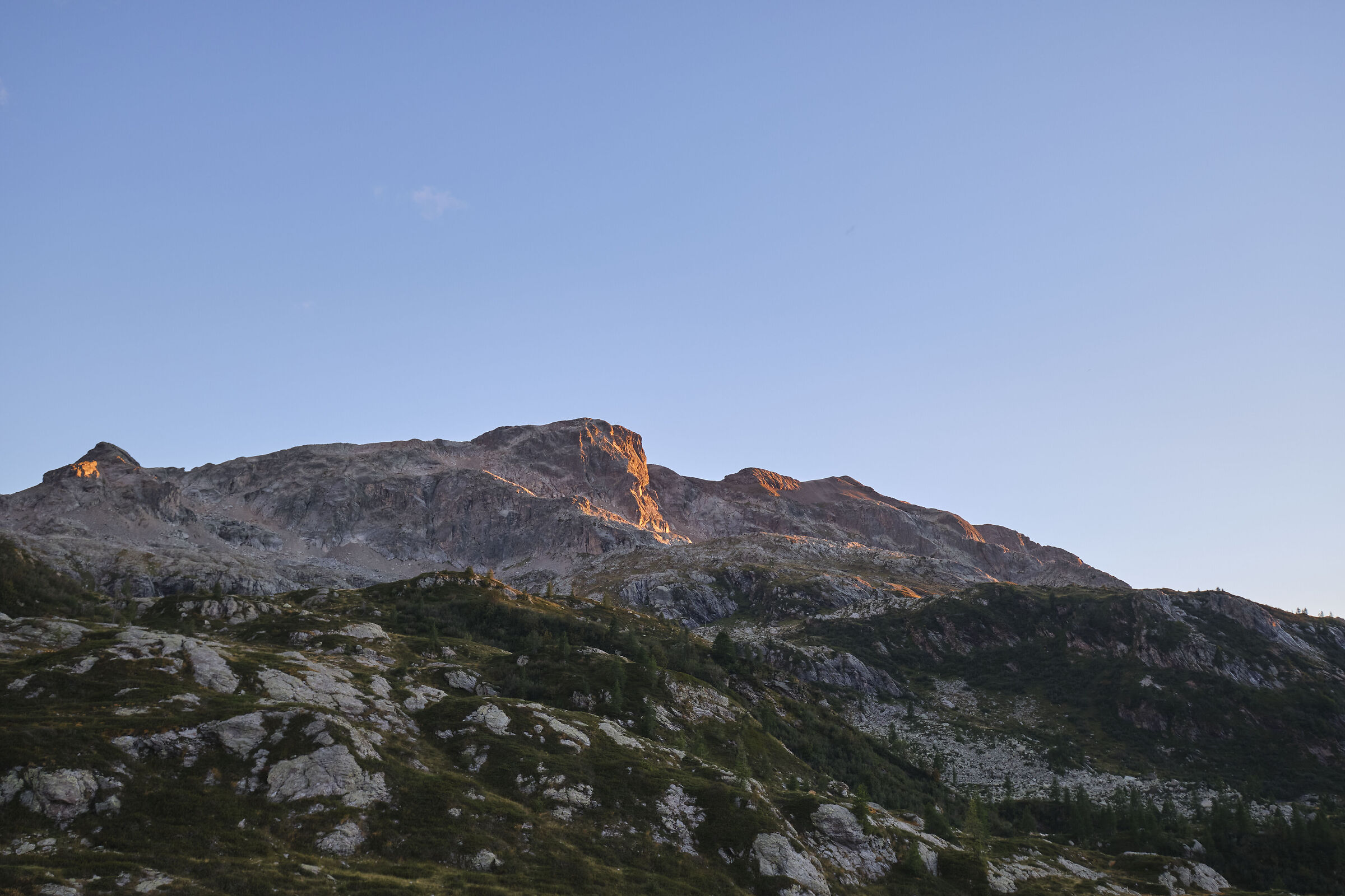 Monte Cabianca at sunset...