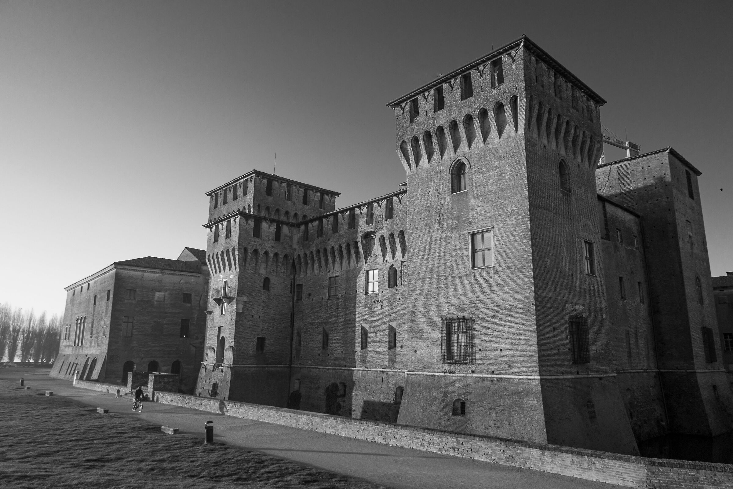 Castle of San Giornio B/W...