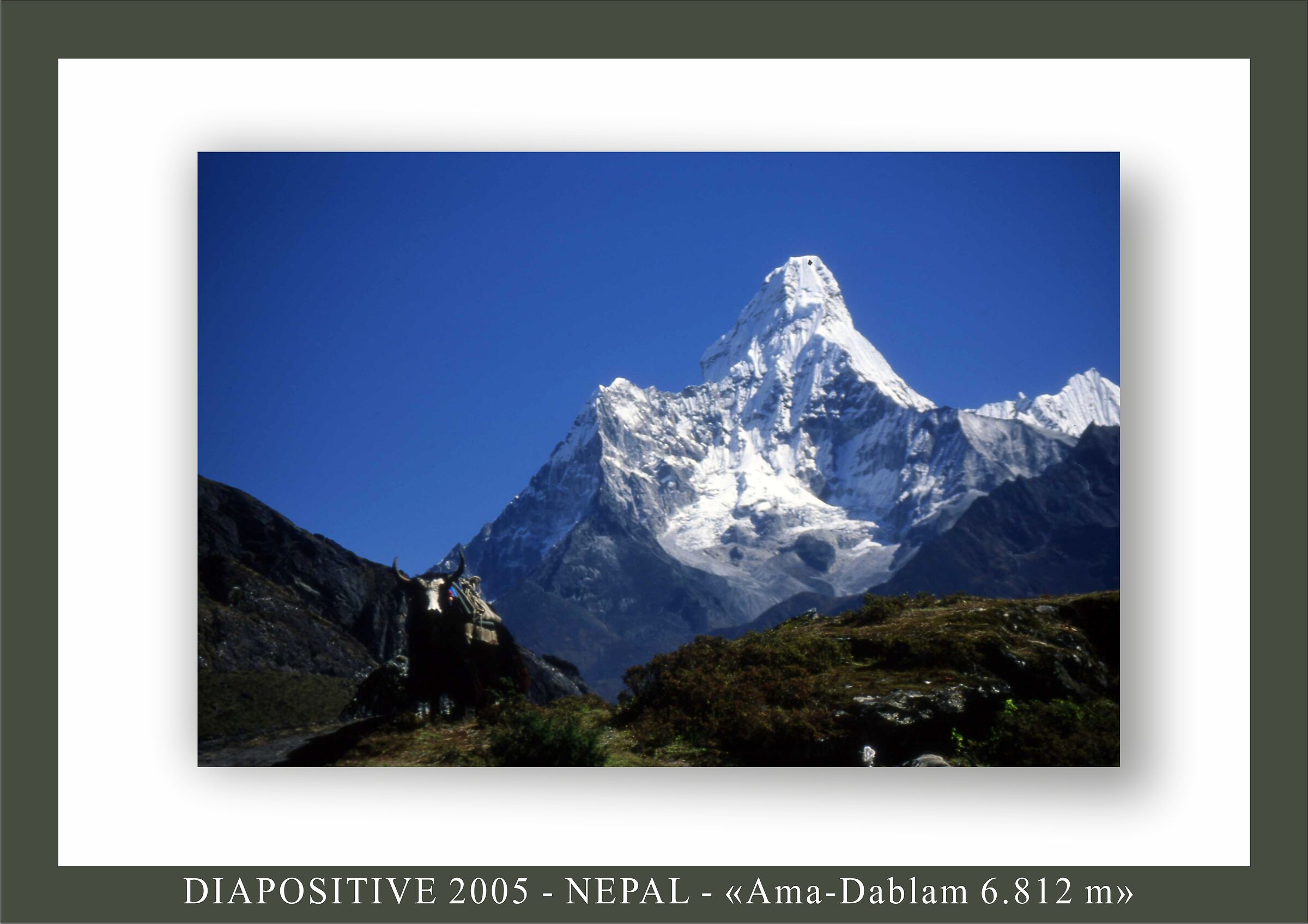 Ama Dablam from Khumjung...