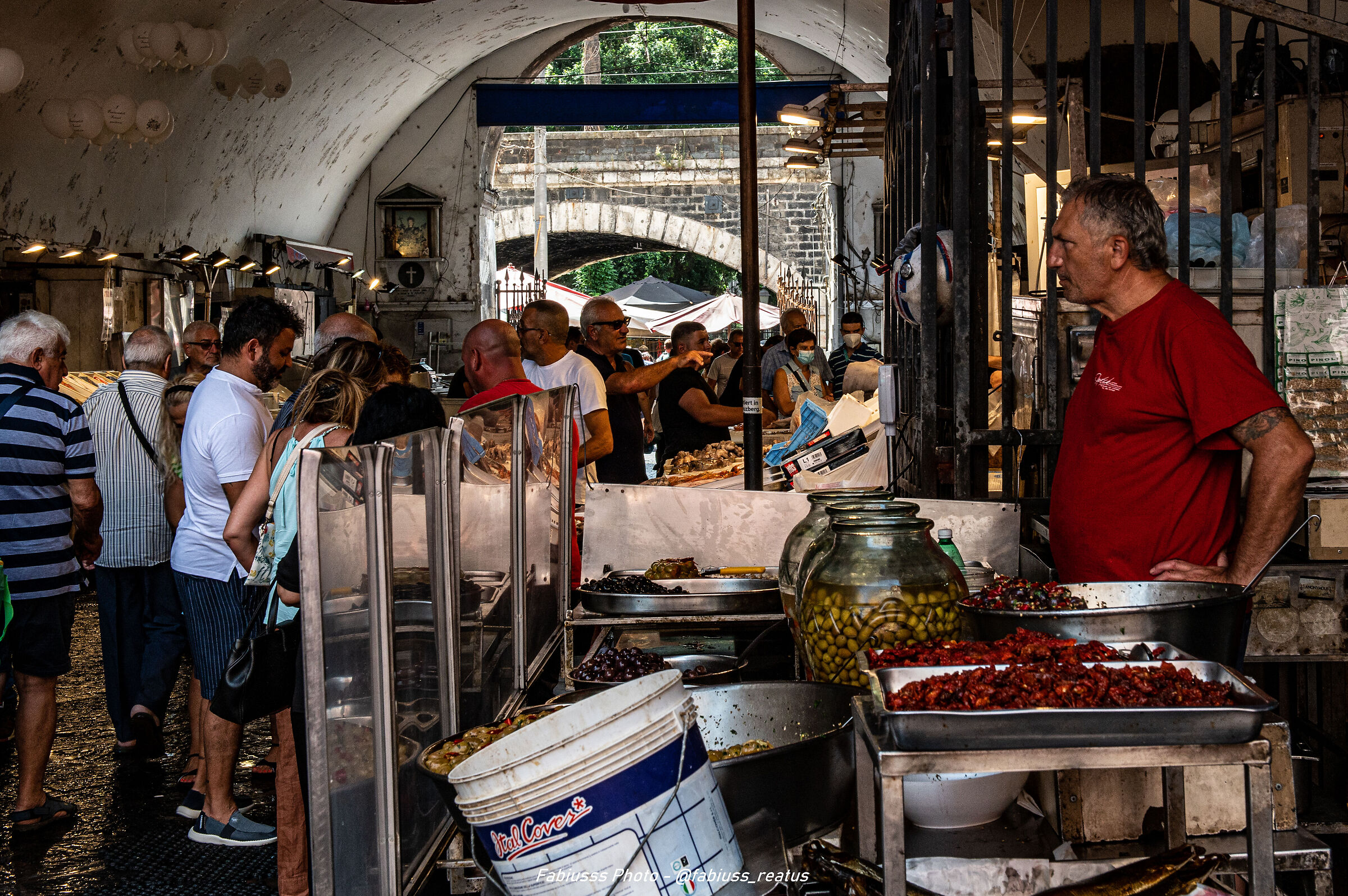 Fishmonger (or "Piscaria") - Catania...