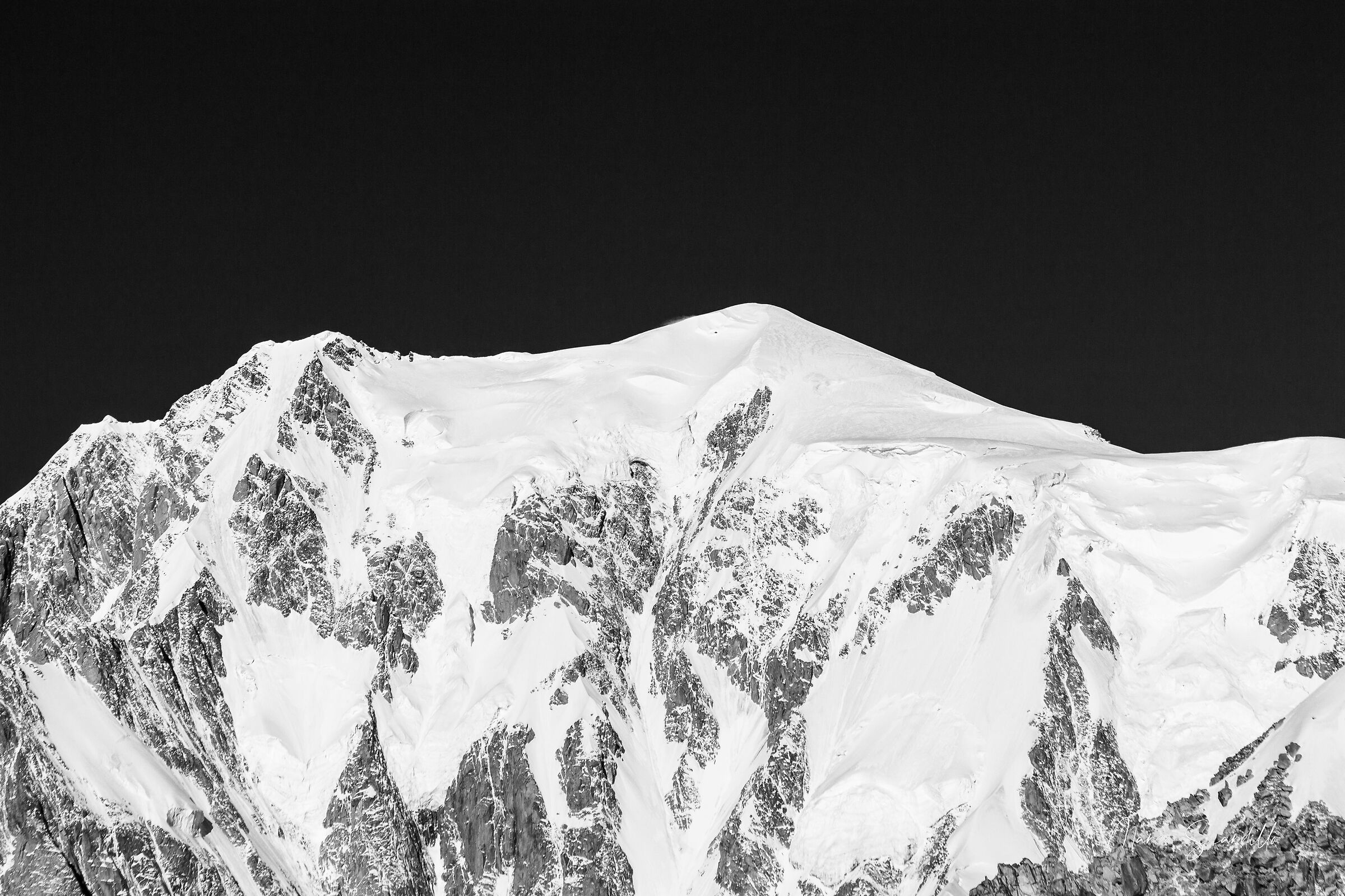 His Majesty Mont Blanc...