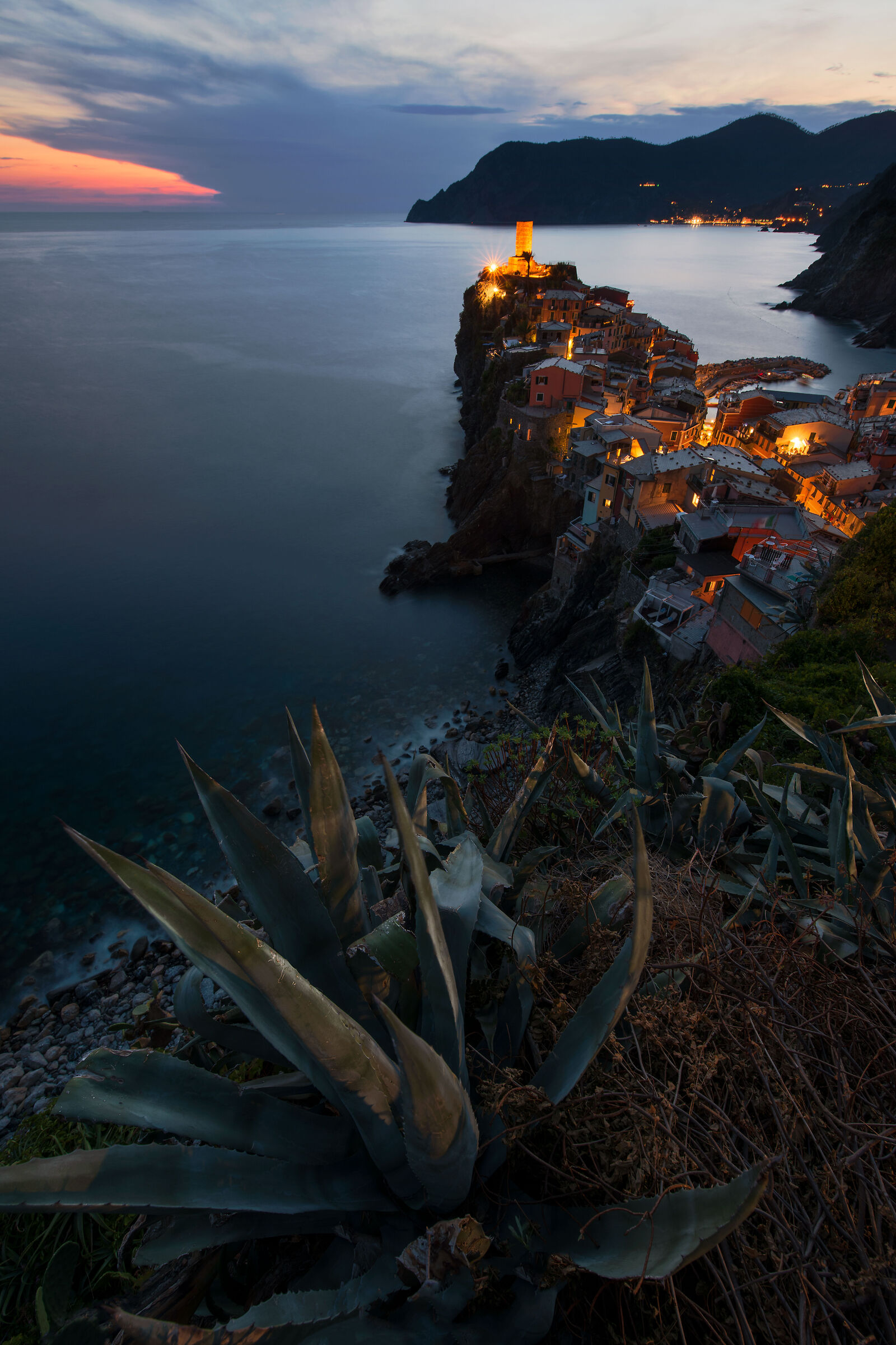 The lights of Vernazza...